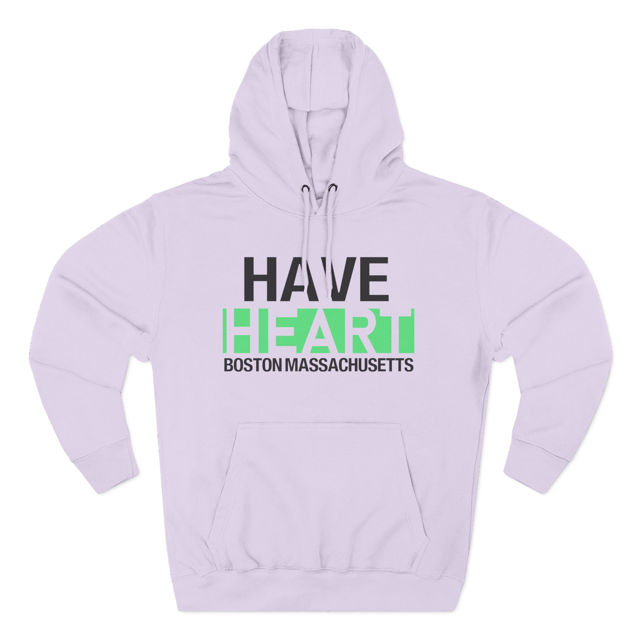 Have Heart Armed With a Mind Three-Panel Fleece Hoodie