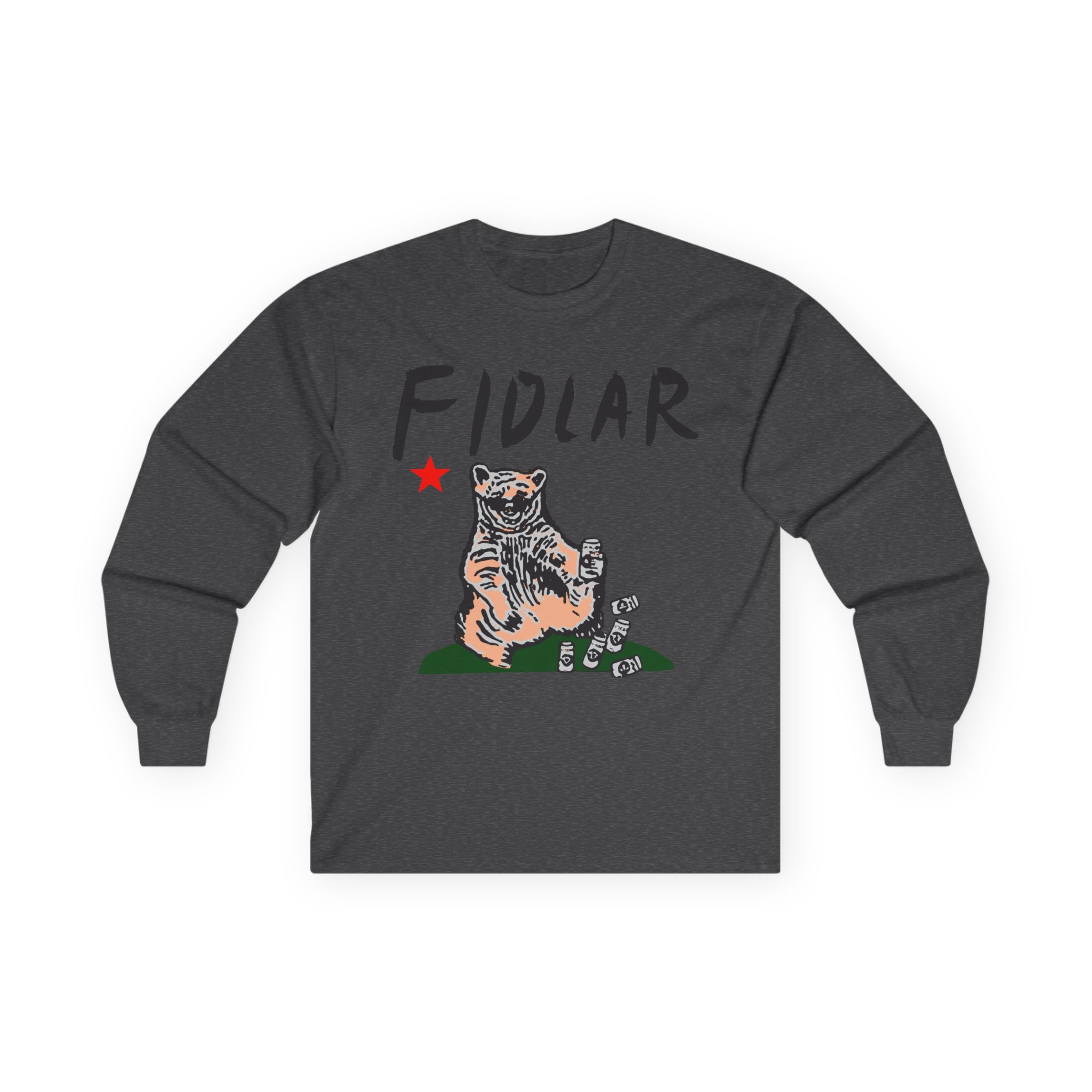 California Bear Drink Cheap Beer Fidlar Unisex Ultra Cotton Long Sleeve Tee