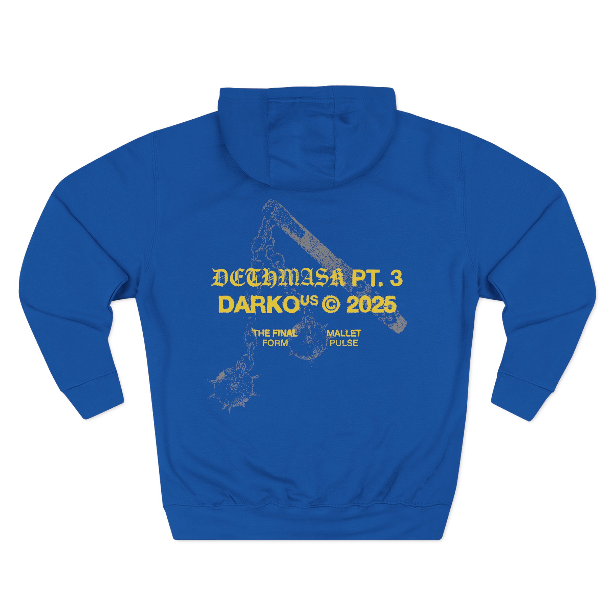 Darko Mallet Hooded Three-Panel Fleece Hoodie