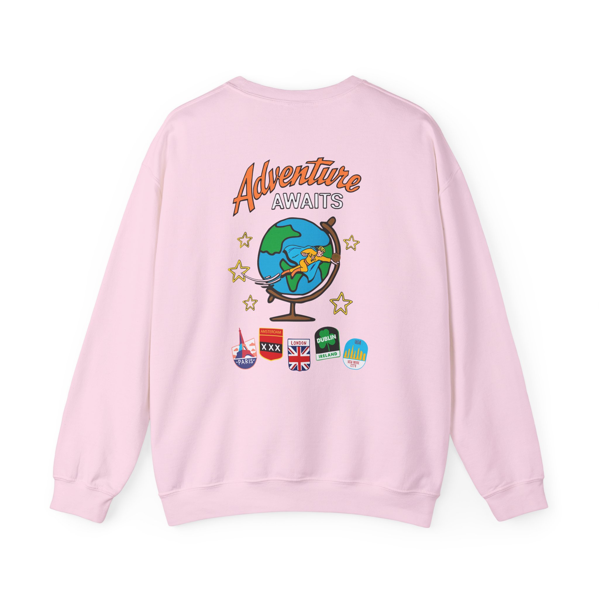 Ryan Trahan One Cent Adventure Awaits Travel Club Unisex Heavy Blendâ„¢ Crewneck Sweatshirt