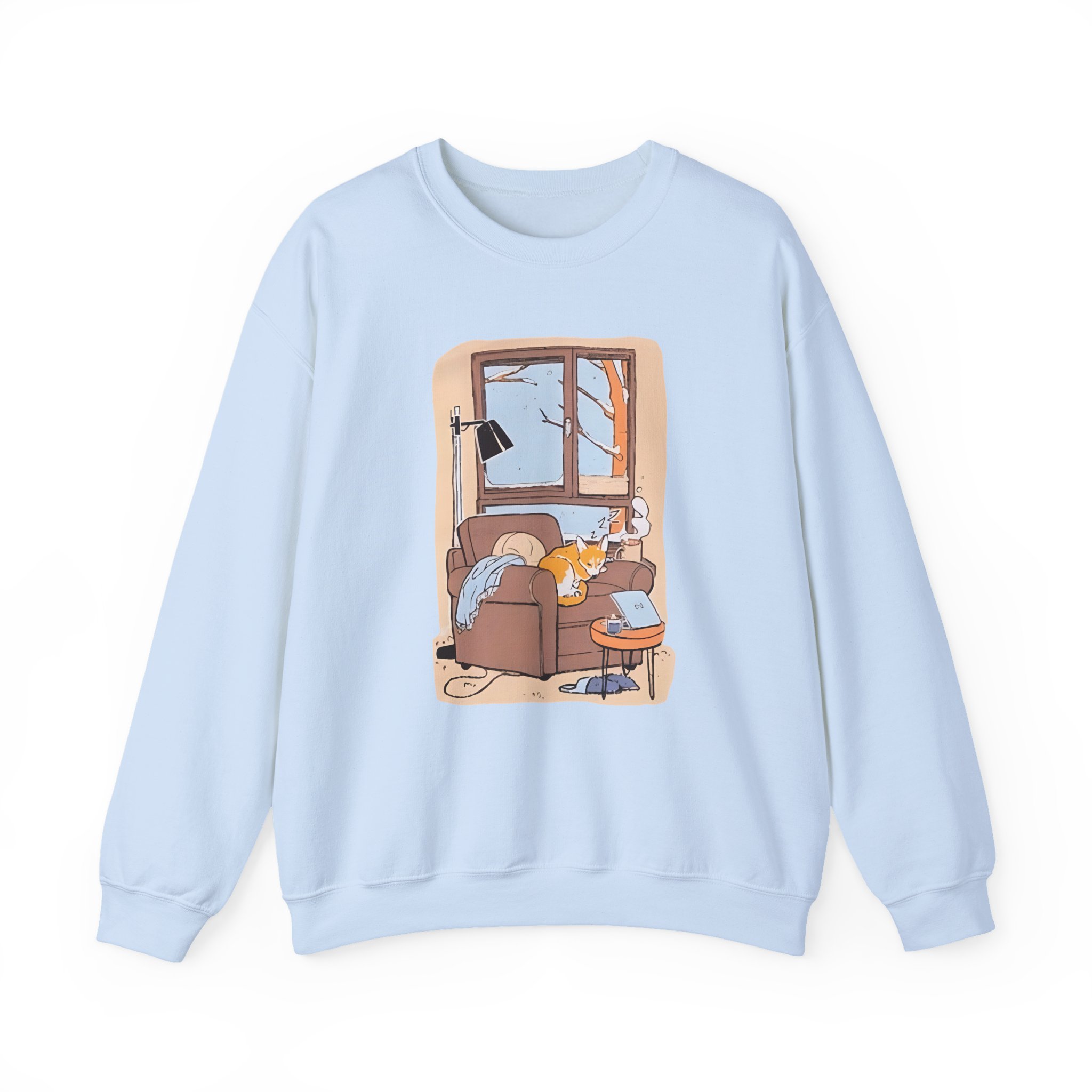 Dan and Phil Cozy Browsing Unisex Heavy Blendâ„¢ Crewneck Sweatshirt