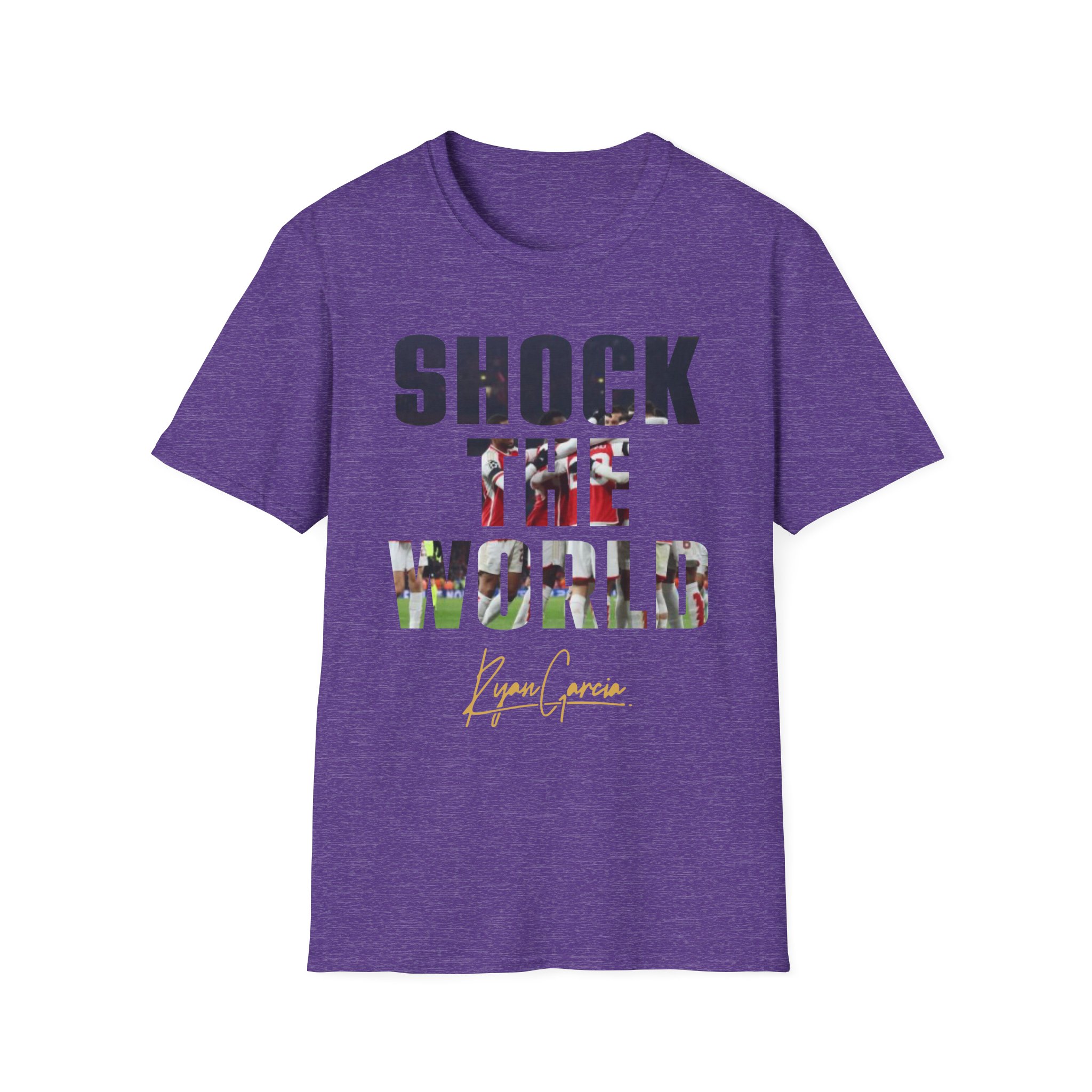 Ryan Garcia shock the world Unisex Softstyle T-Shirt