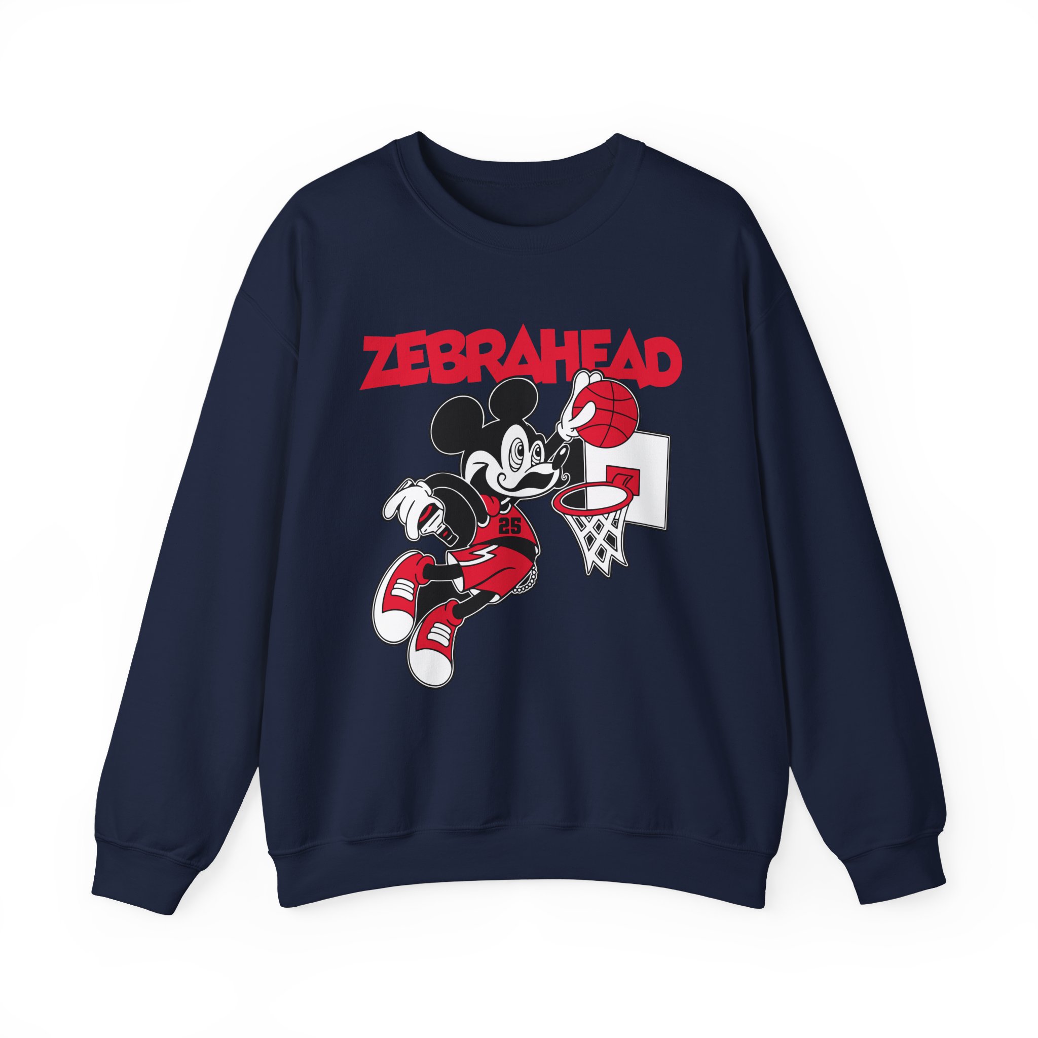 Zebrahead Mickey Unisex Heavy Blendâ„¢ Crewneck Sweatshirt