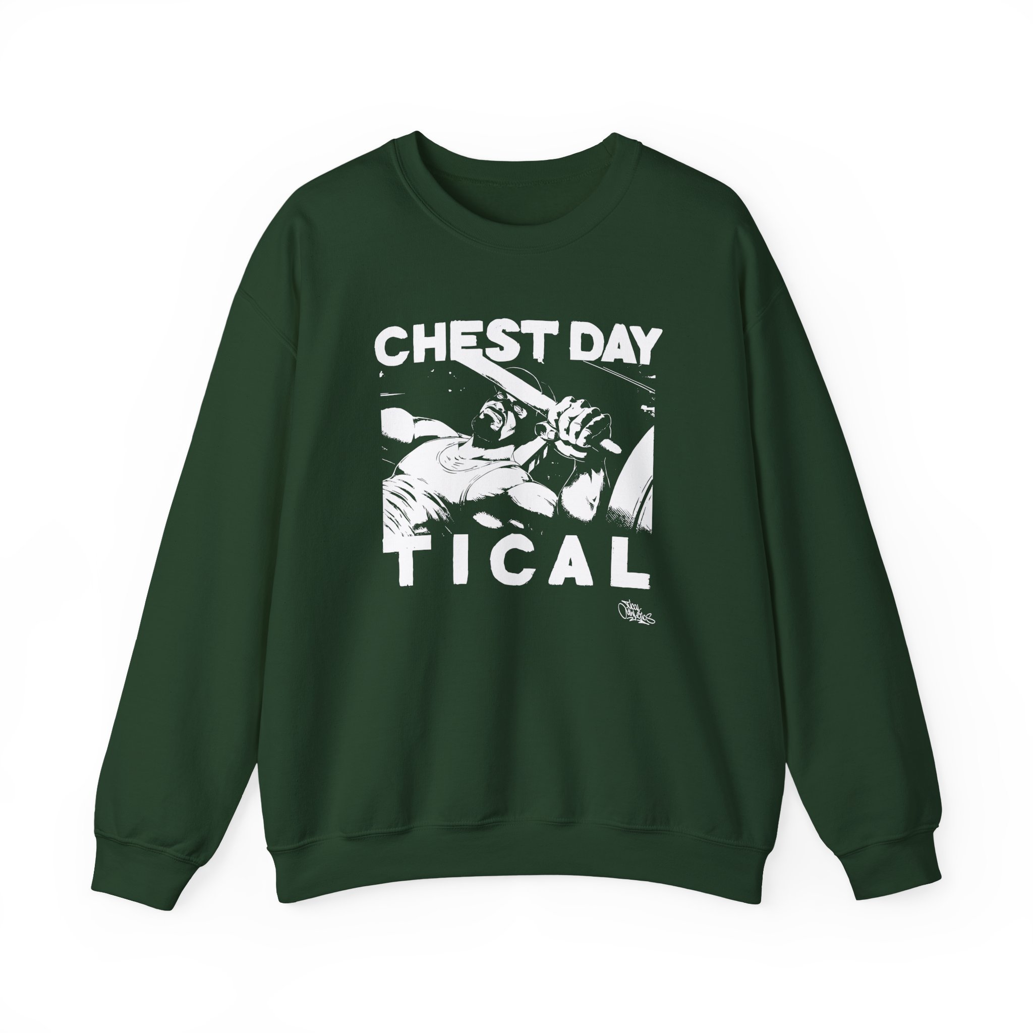 Method Man Chest Day Unisex Heavy Blendâ„¢ Crewneck Sweatshirt