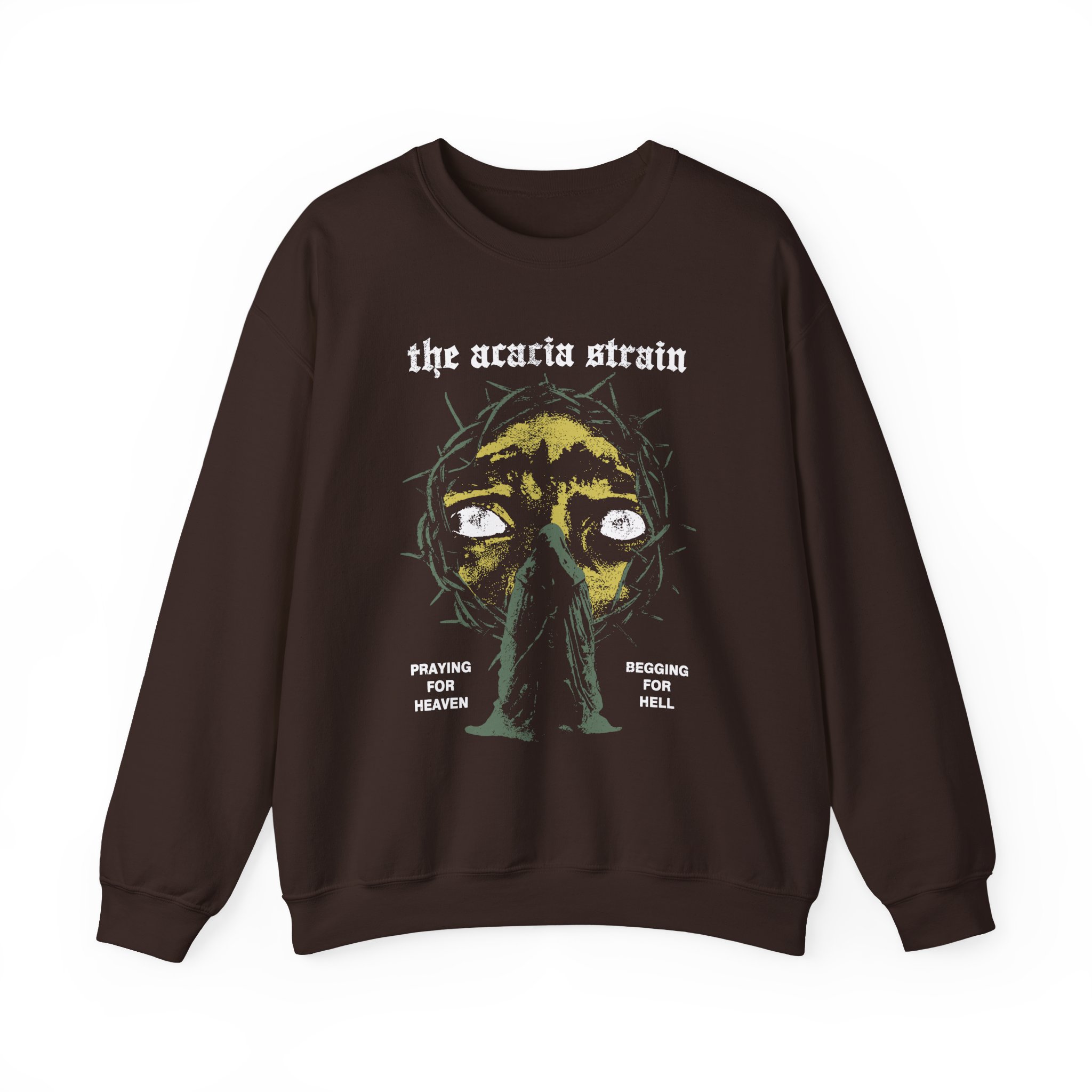 The Acacia Strain Praying & Begging Unisex Heavy Blendâ„¢ Crewneck Sweatshirt
