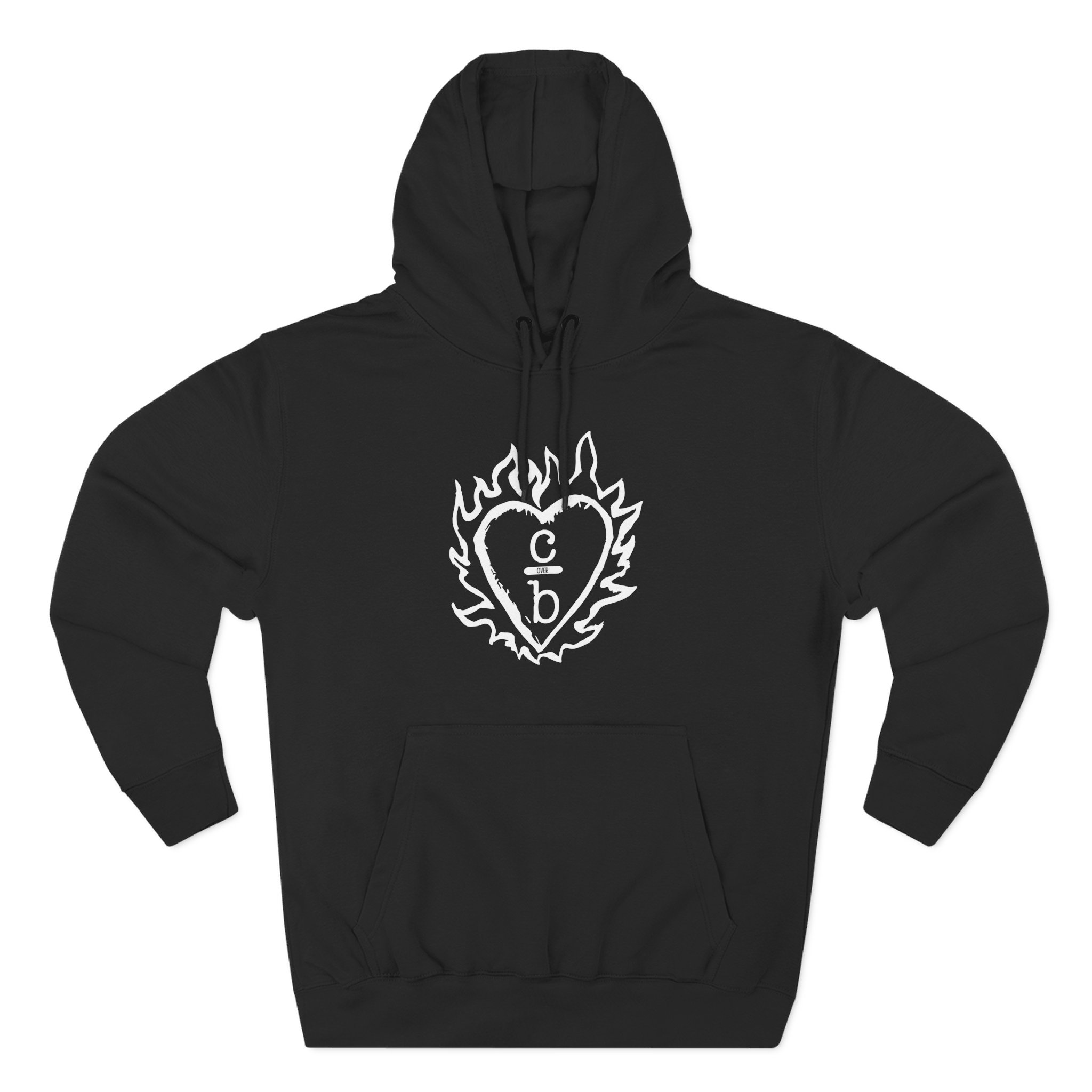 One Tree Hill Flame Heart Clothes Over Bros Three-Panel Fleece Hoodie