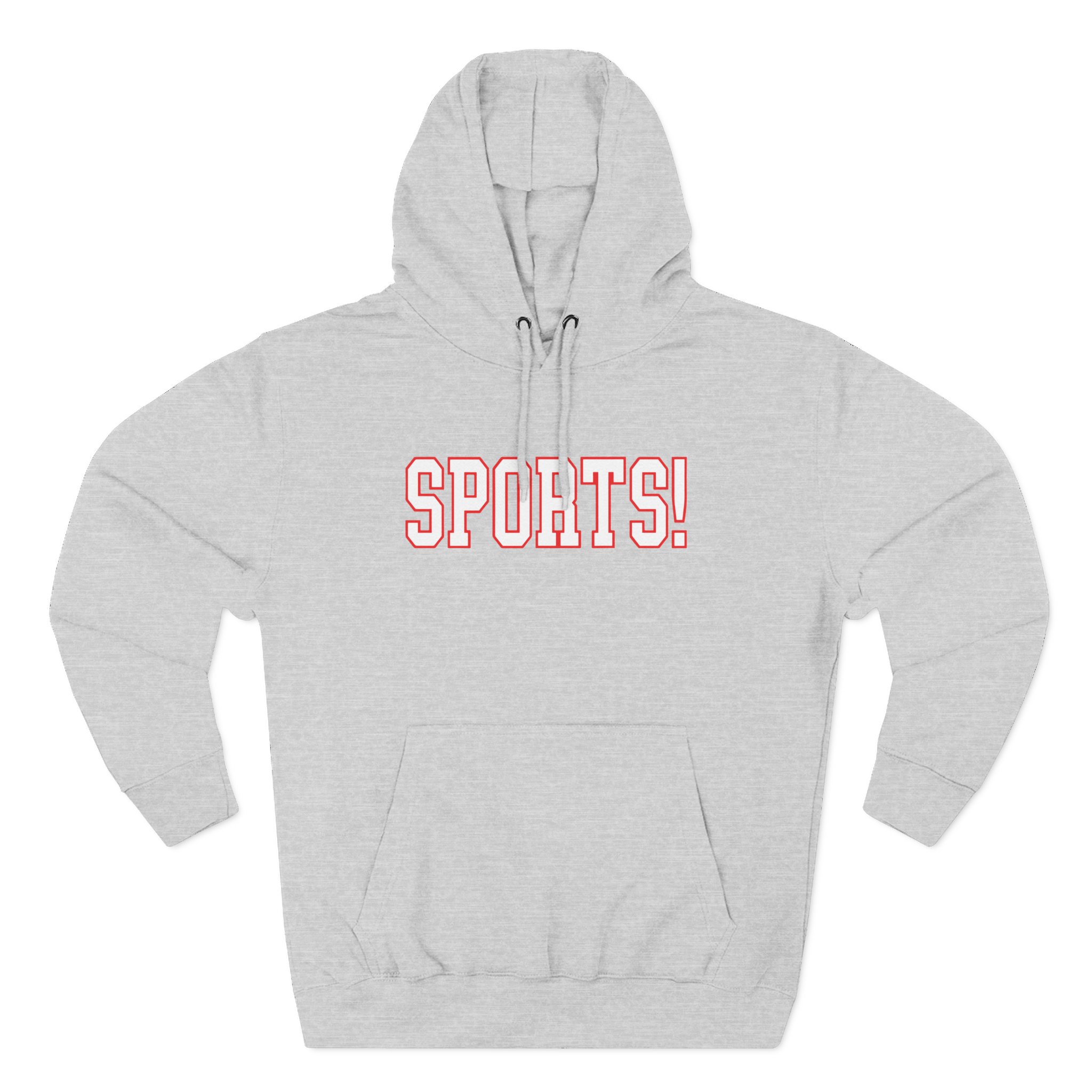Sports Three-Panel Fleece Hoodie