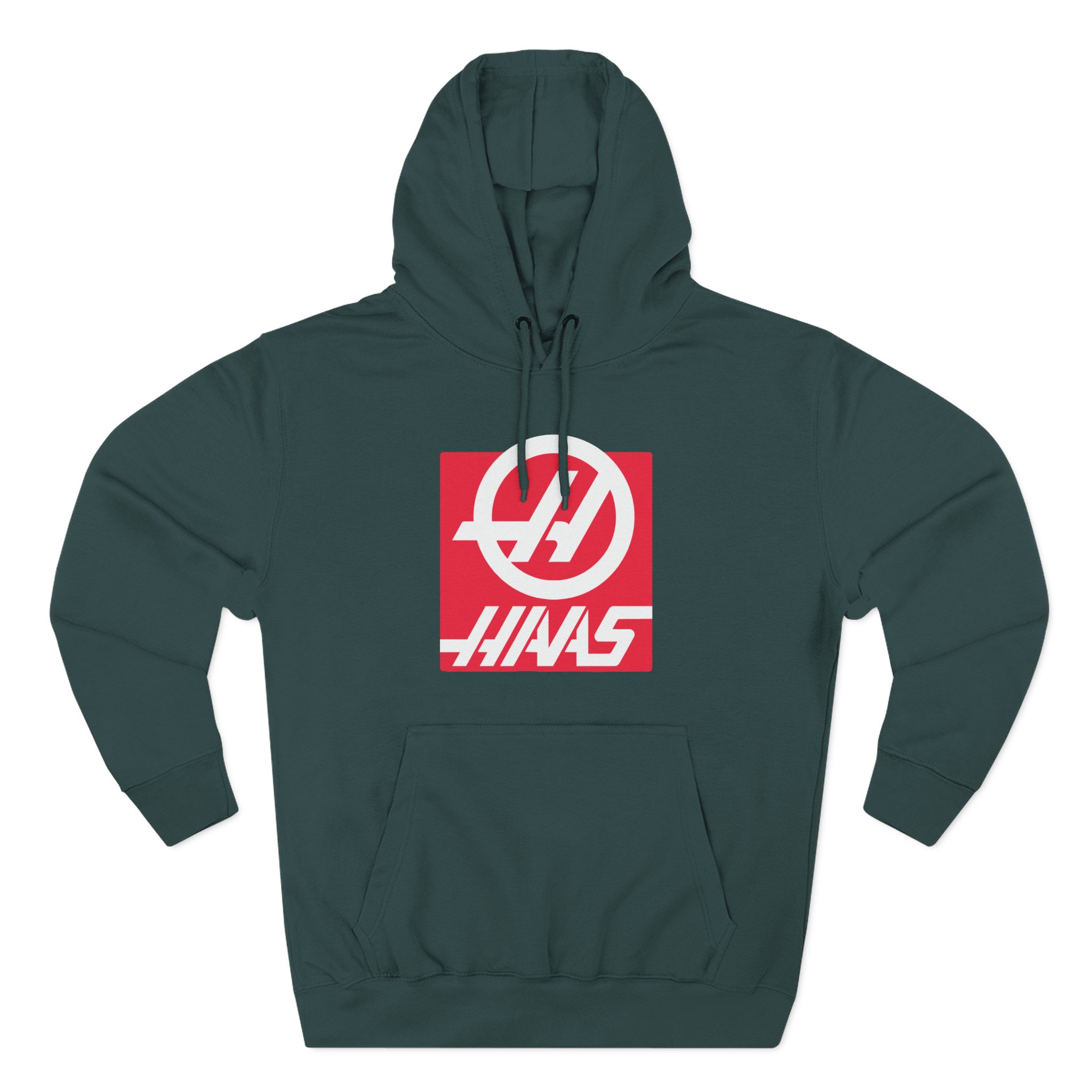 Haas F1 Three-Panel Fleece Hoodie