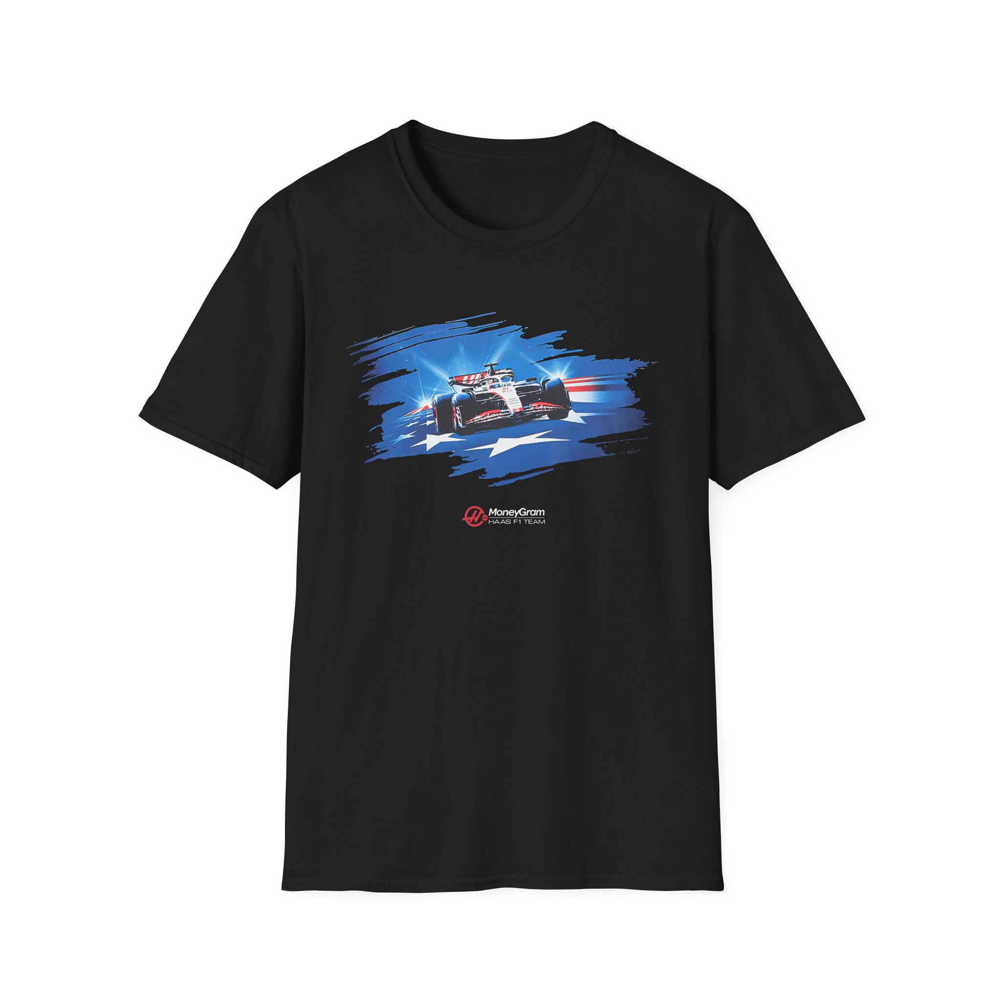 Haas F1 Usa Unisex Softstyle T-Shirt