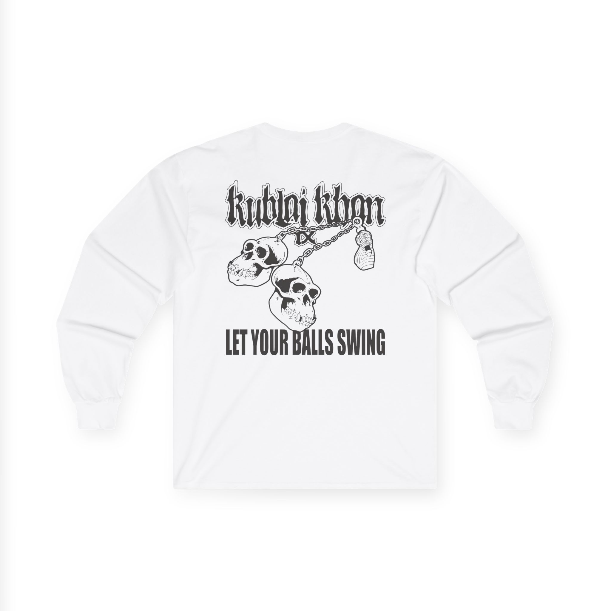 Kublai Khan - Let Your Balls Swing Unisex Ultra Cotton Long Sleeve Tee