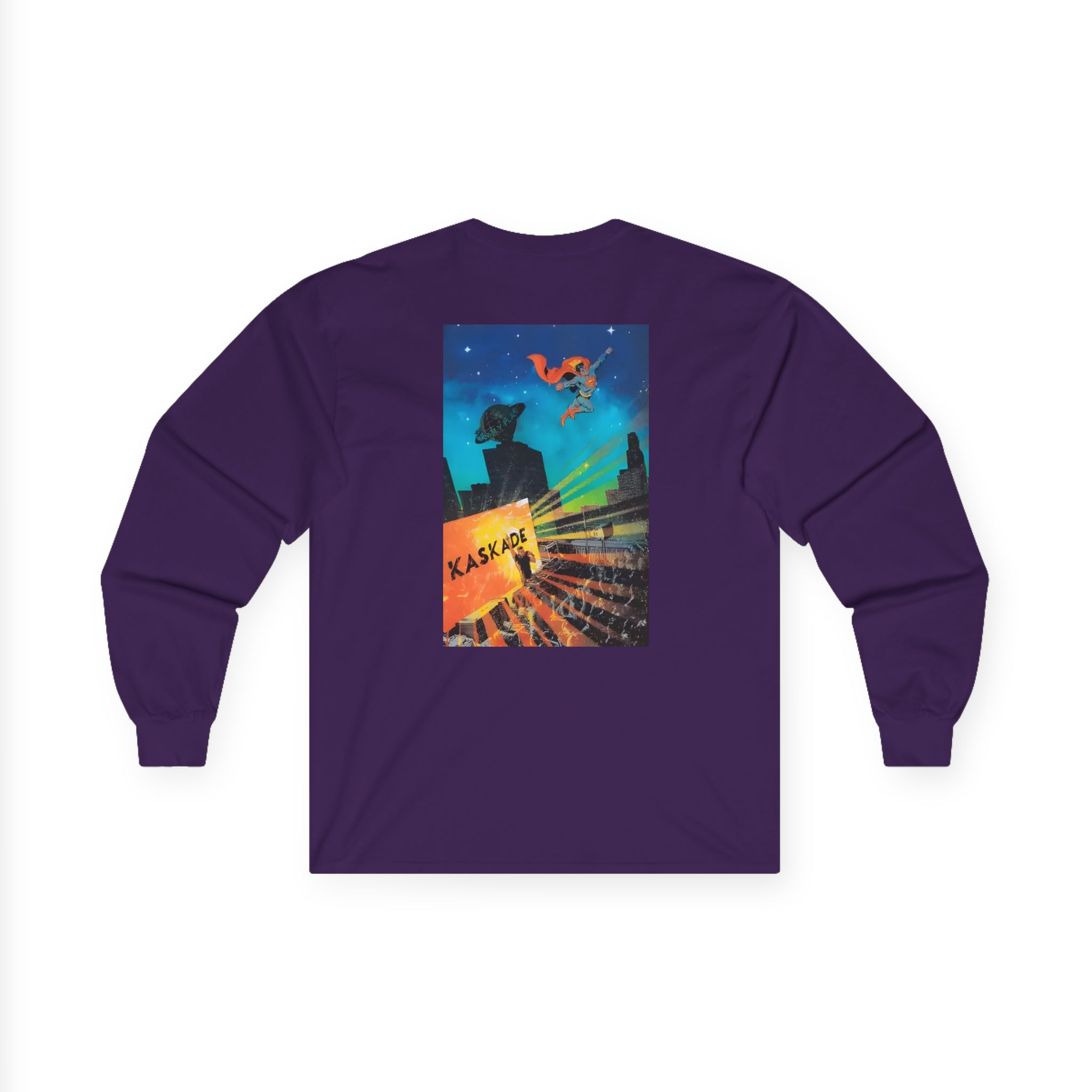 Kaskade X Superman Comic Unisex Ultra Cotton Long Sleeve Tee