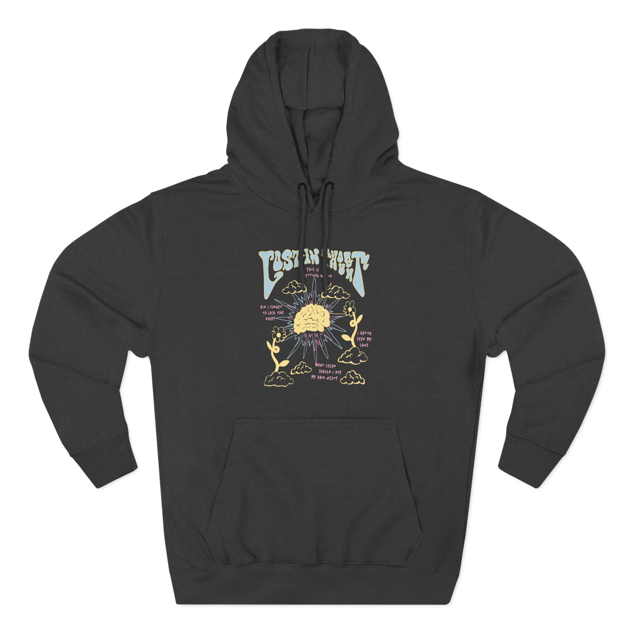 Kallmekris Lost In Thought Three-Panel Fleece Hoodie