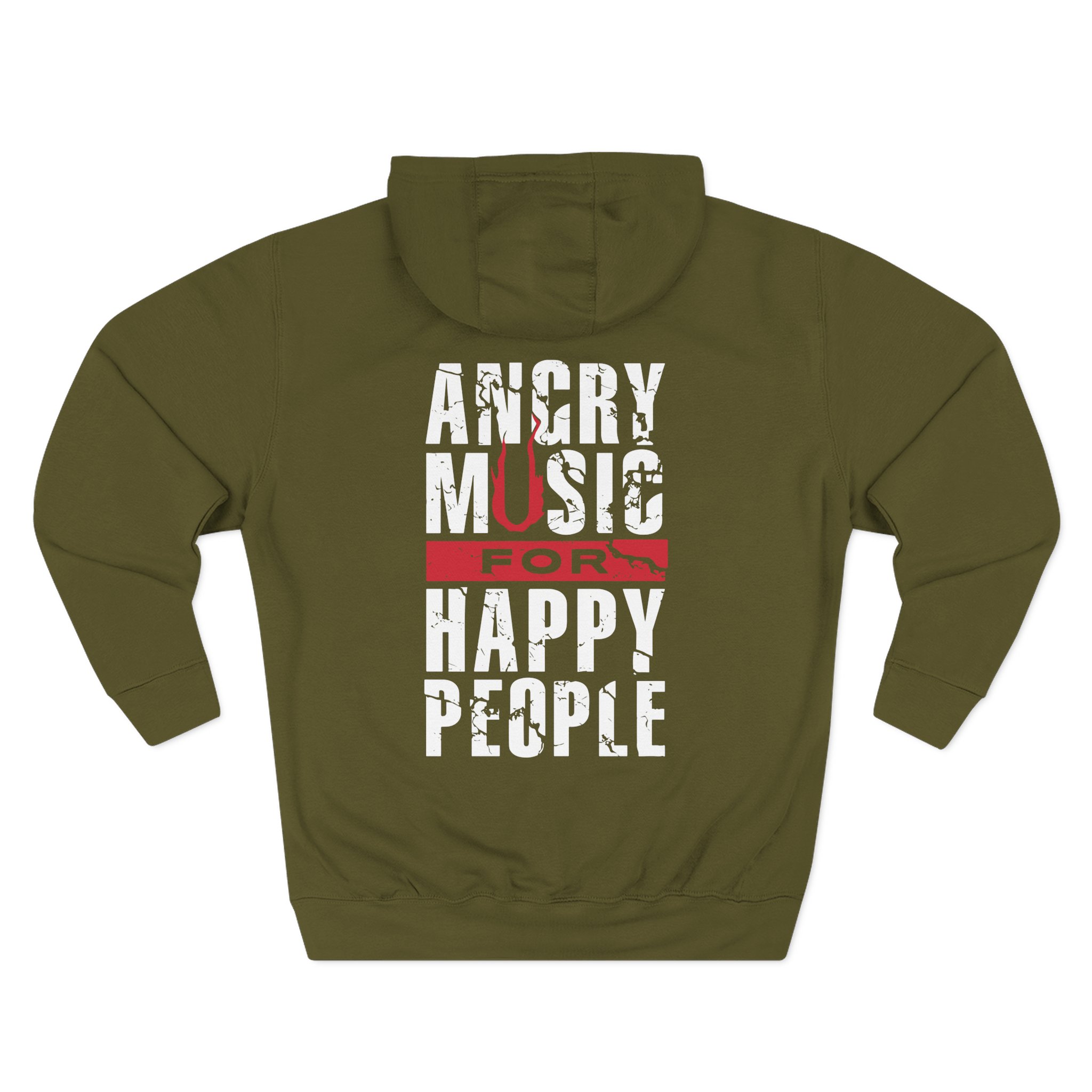 August Burns Red Angry Music Three-Panel Fleece Hoodie