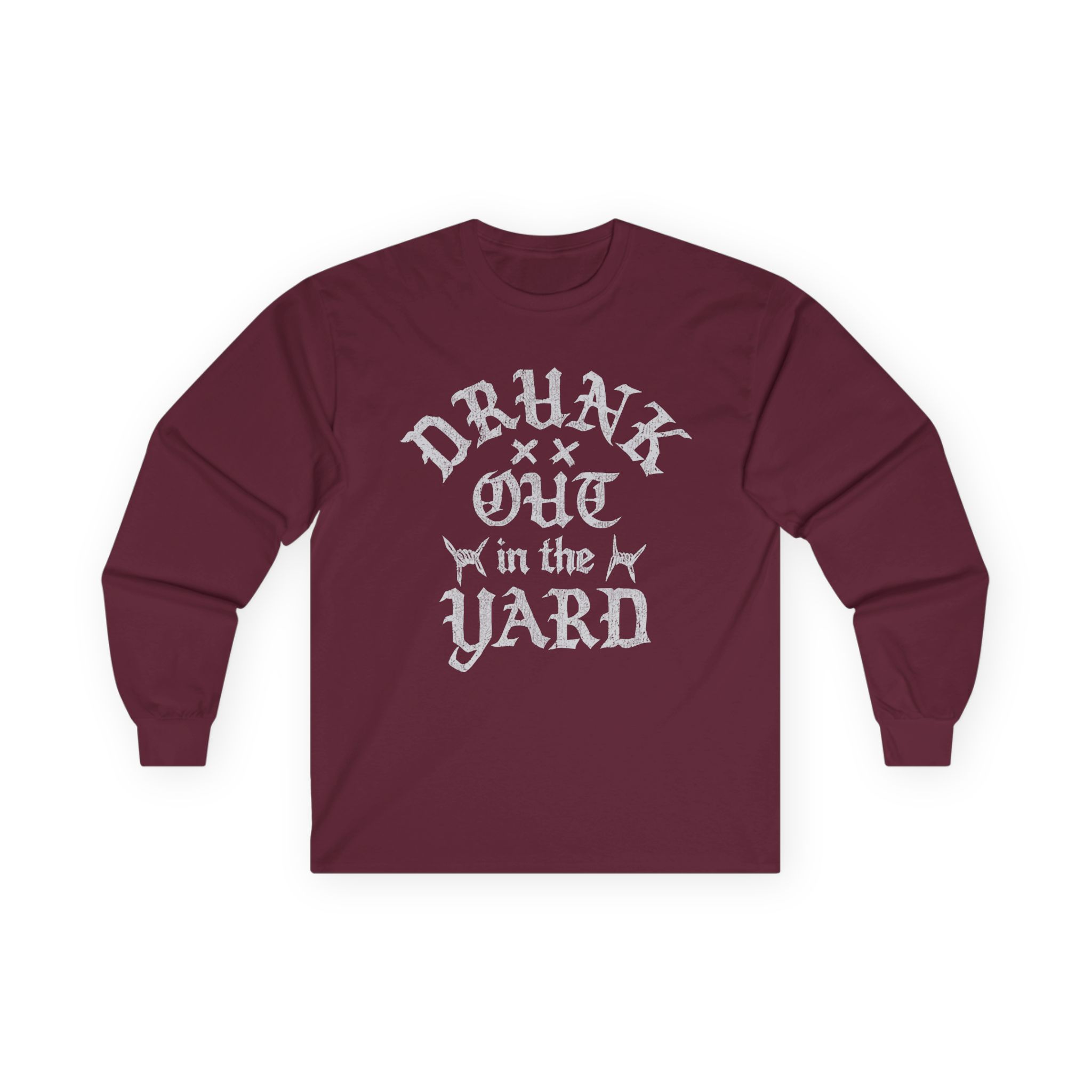 Hardy Drunk Out in the Yard Unisex Ultra Cotton Long Sleeve Tee