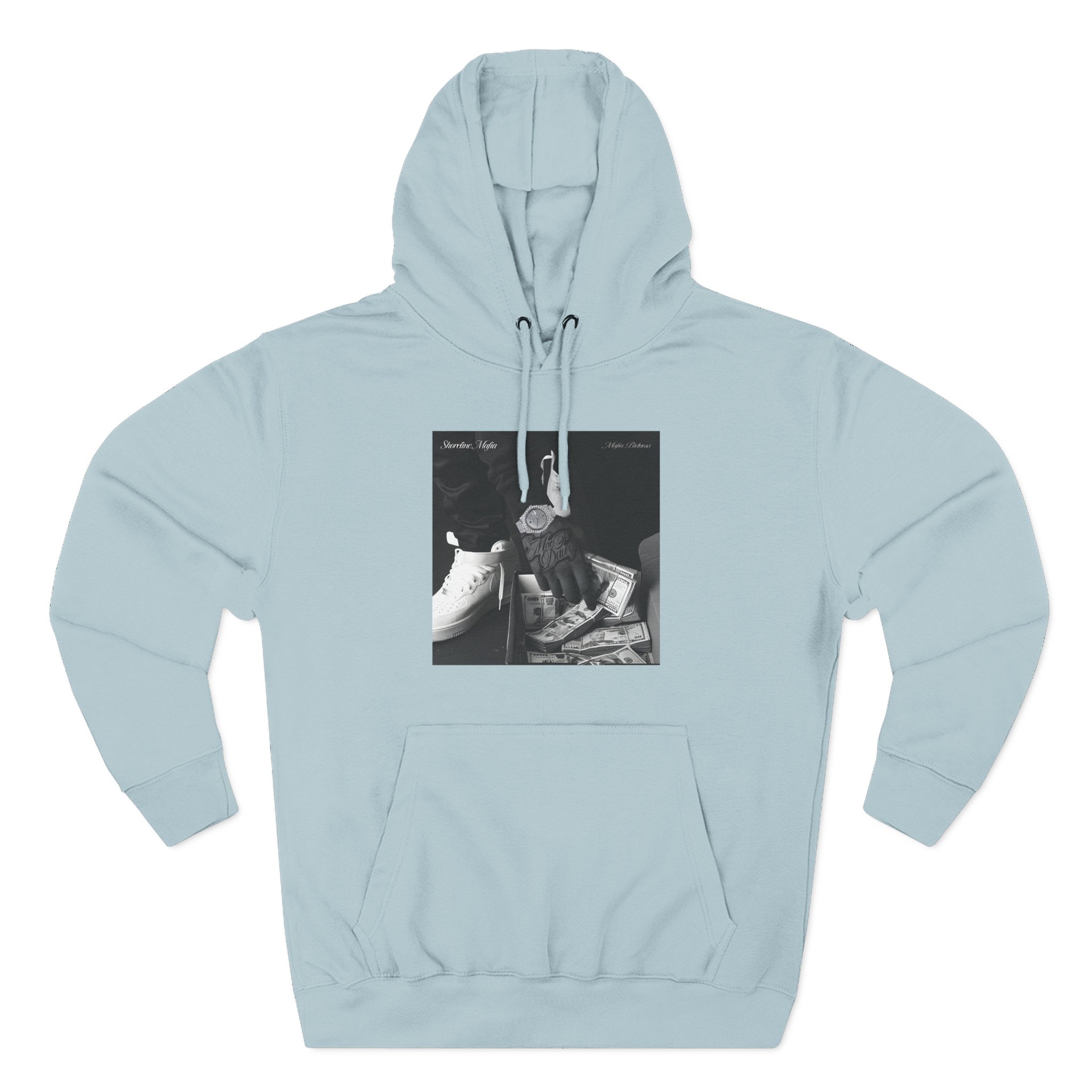 Shoreline Mafia Album Cover Three-Panel Fleece Hoodie