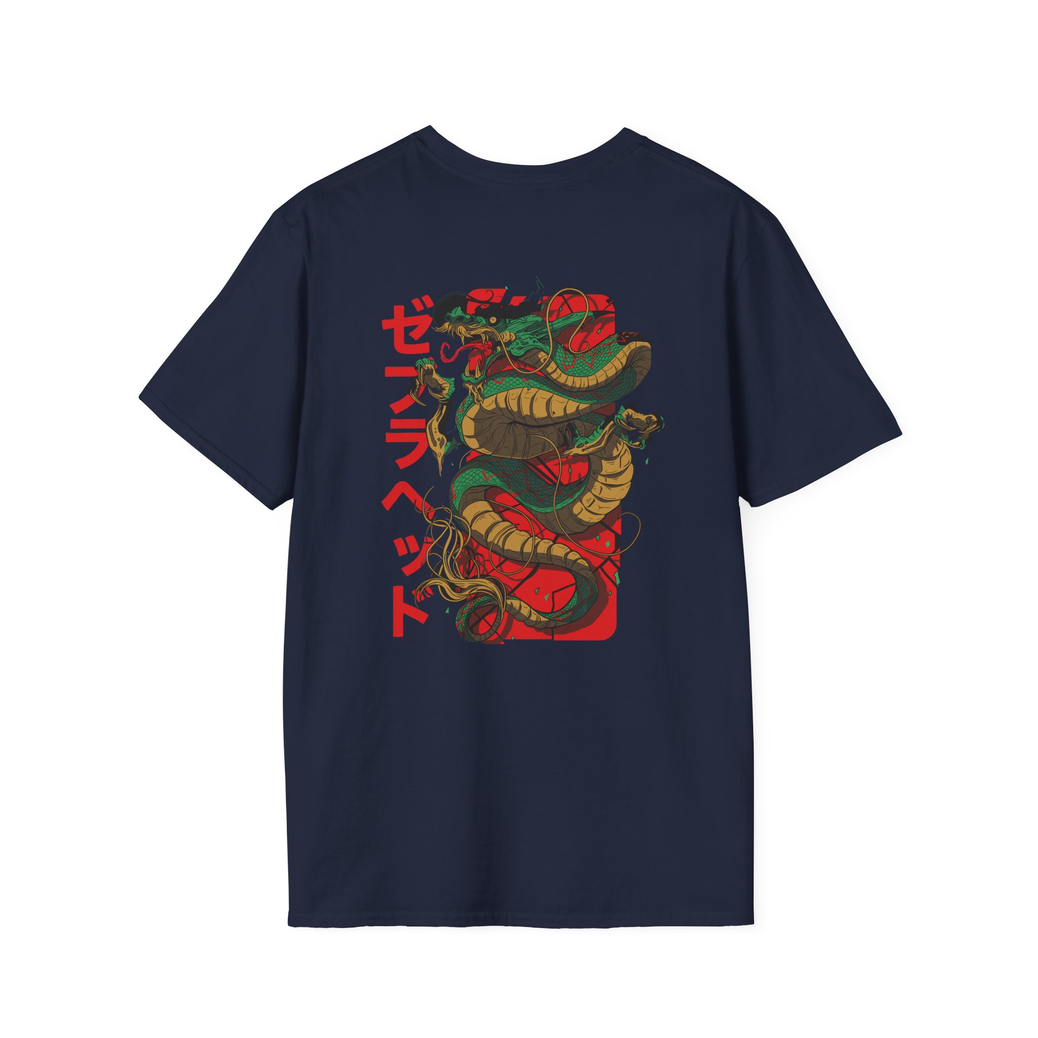 Zebrahead Japanese Dragon Unisex Softstyle T-Shirt