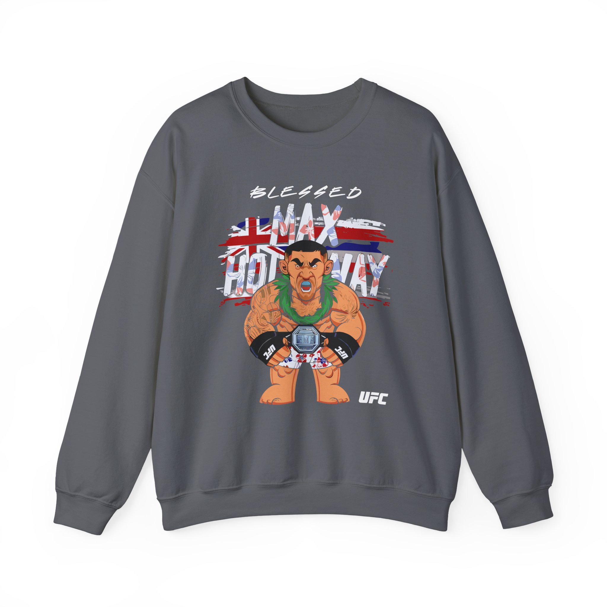 Max Holloway Big Shots Hawaii Unisex Heavy Blendâ„¢ Crewneck Sweatshirt