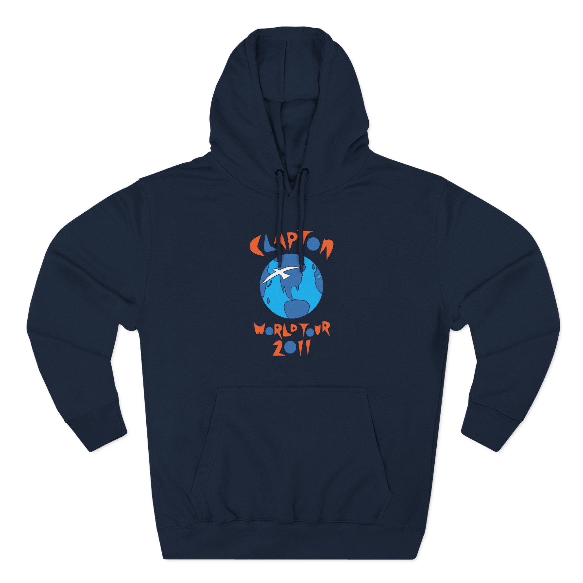 Eric Clapton World Tour 2011 Three-Panel Fleece Hoodie