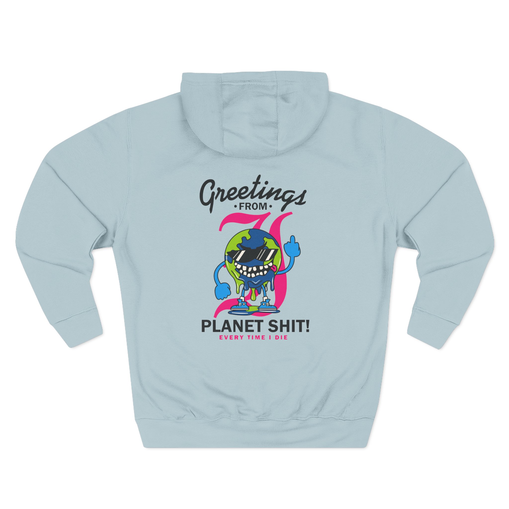 Every Time I Die Planet Three-panel Fleece Hoodie