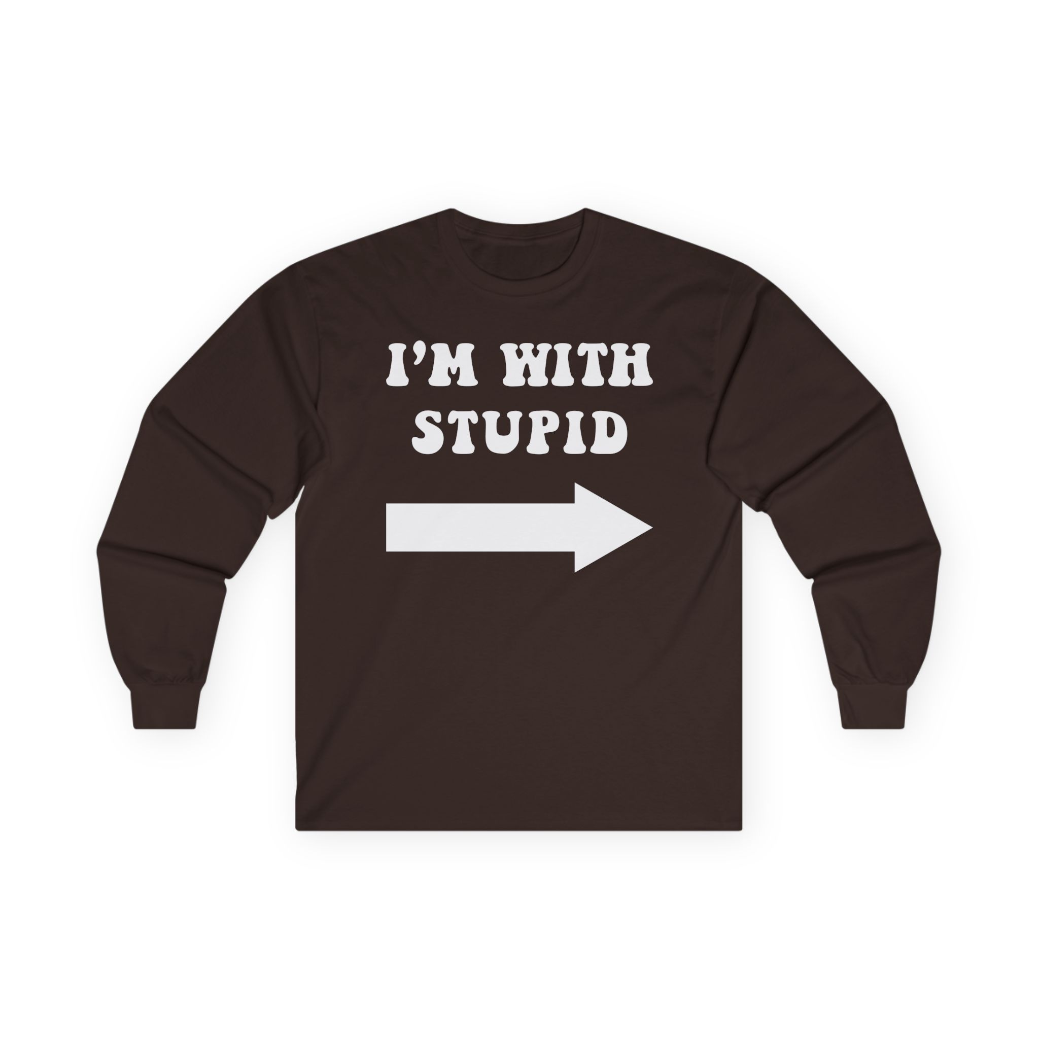 Jimmy Kimmel I'm With Stupid Unisex Ultra Cotton Long Sleeve Tee