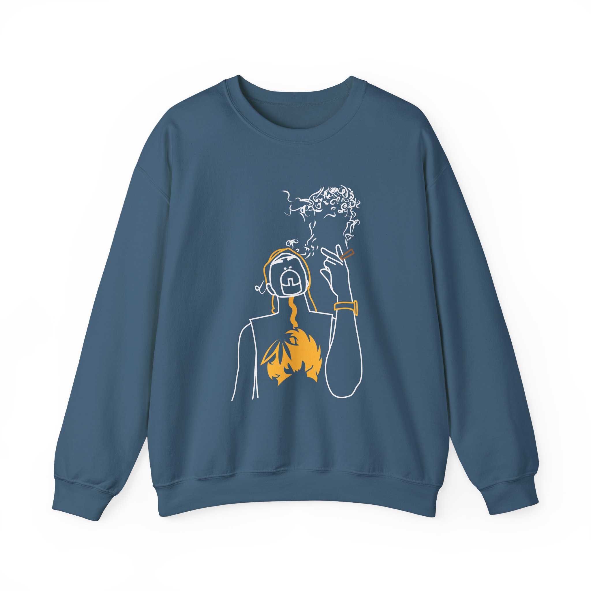 Method Man Iron Lung Line Art Unisex Heavy Blendâ„¢ Crewneck Sweatshirt