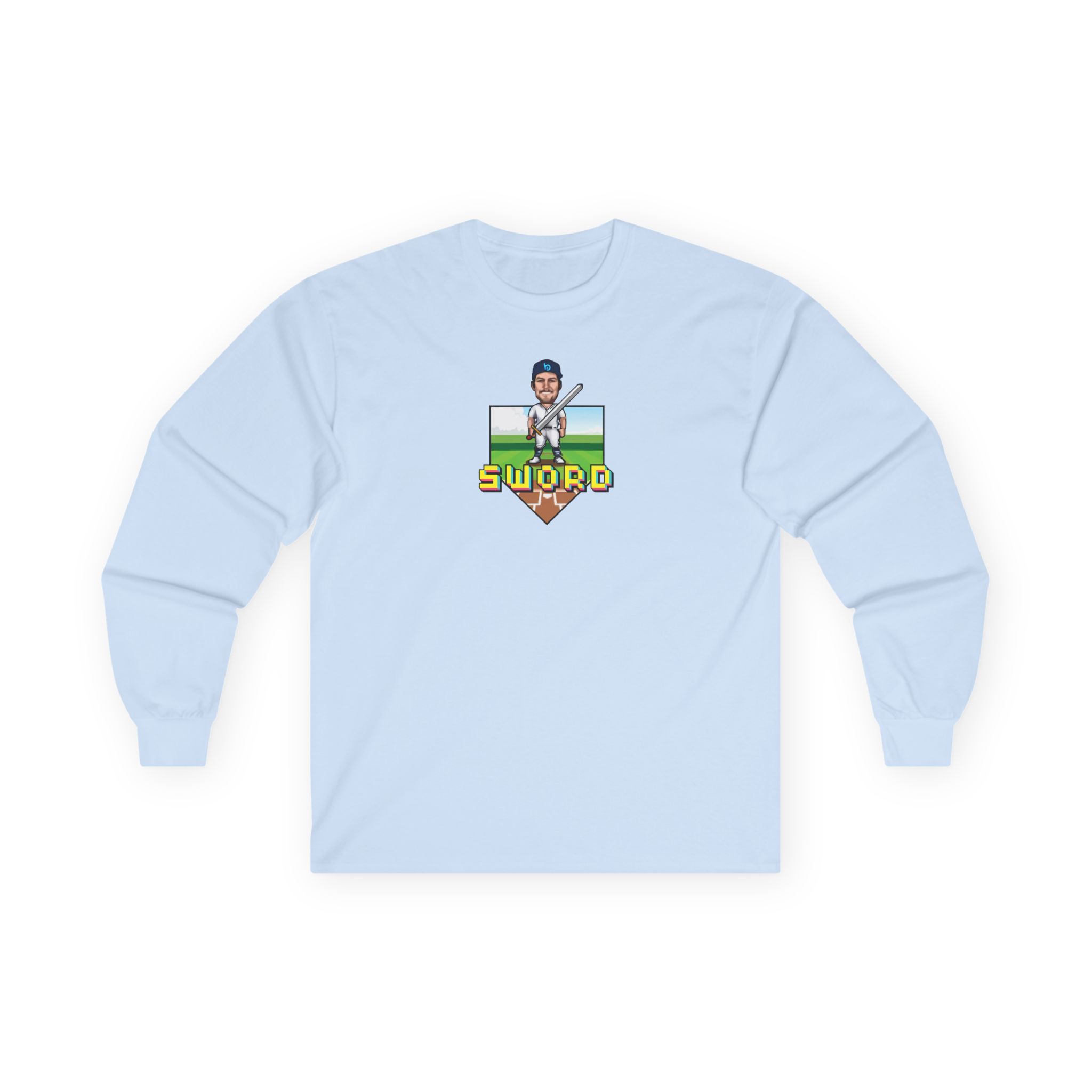 Trevor Bauer Sword Pixel Art Unisex Ultra Cotton Long Sleeve Tee