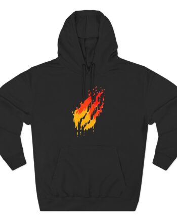 Preston Fire Drip Three-Panel Fleece Hoodie