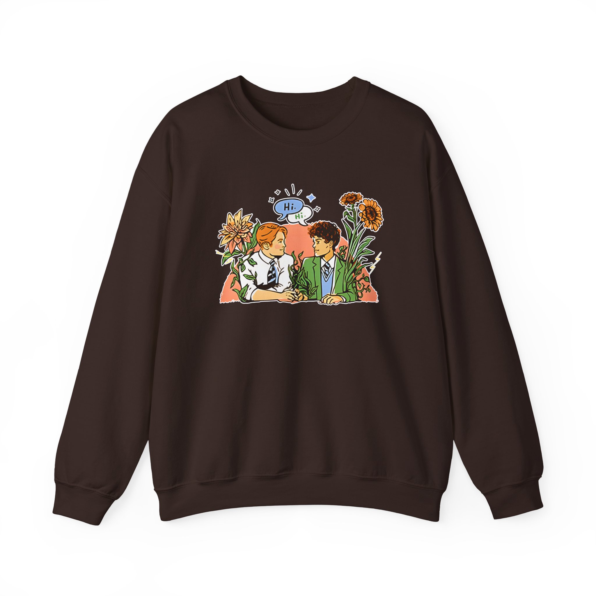 Heartstopper Nick & Charlie Unisex Heavy Blendâ„¢ Crewneck Sweatshirt