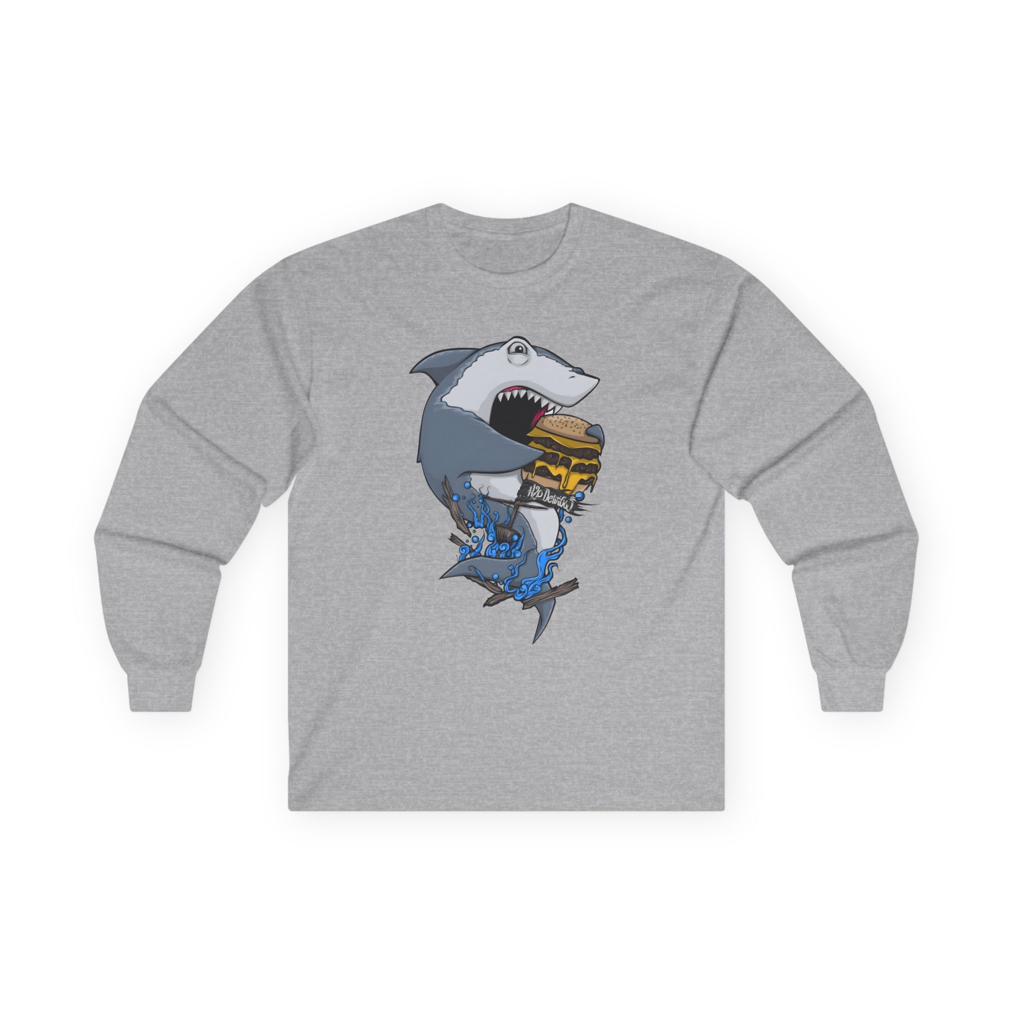 H2odelirious Hungry Shark Unisex Ultra Cotton Long Sleeve Tee