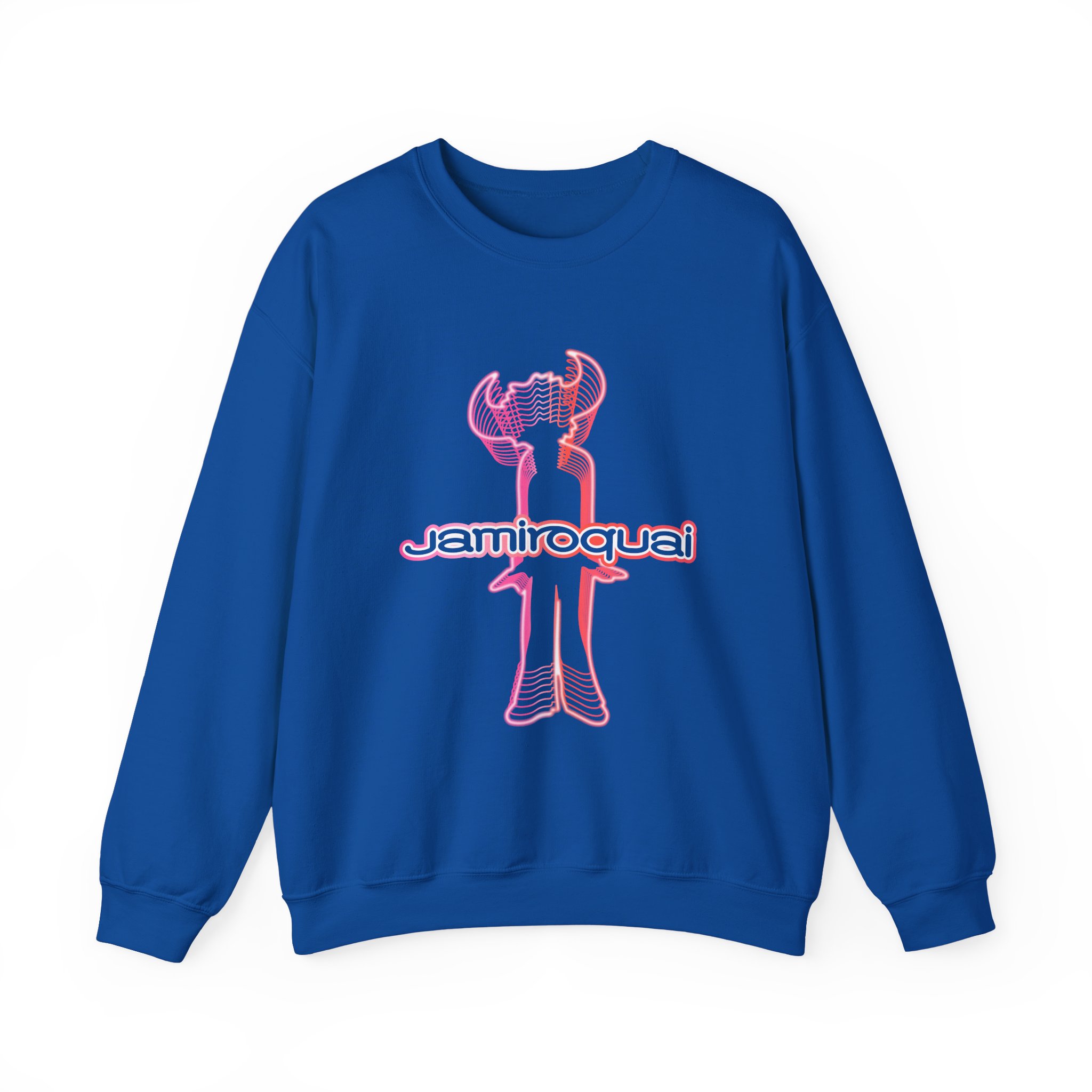 J Buffalo Man Neon Unisex Heavy Blendâ„¢ Crewneck Sweatshirt