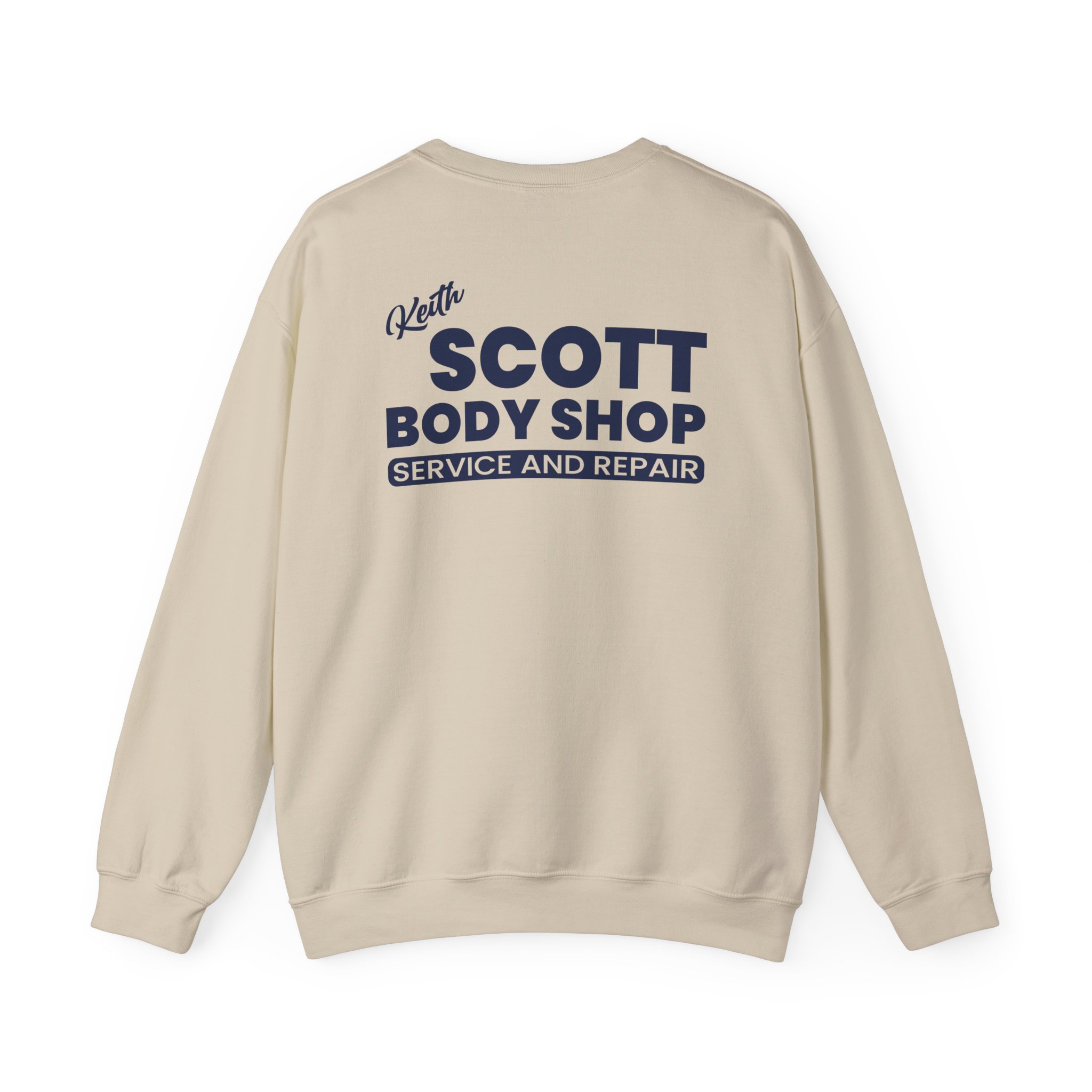 Keith Scott Body Shop One Tree Hill Unisex Heavy Blend Crewneck Sweatshirt