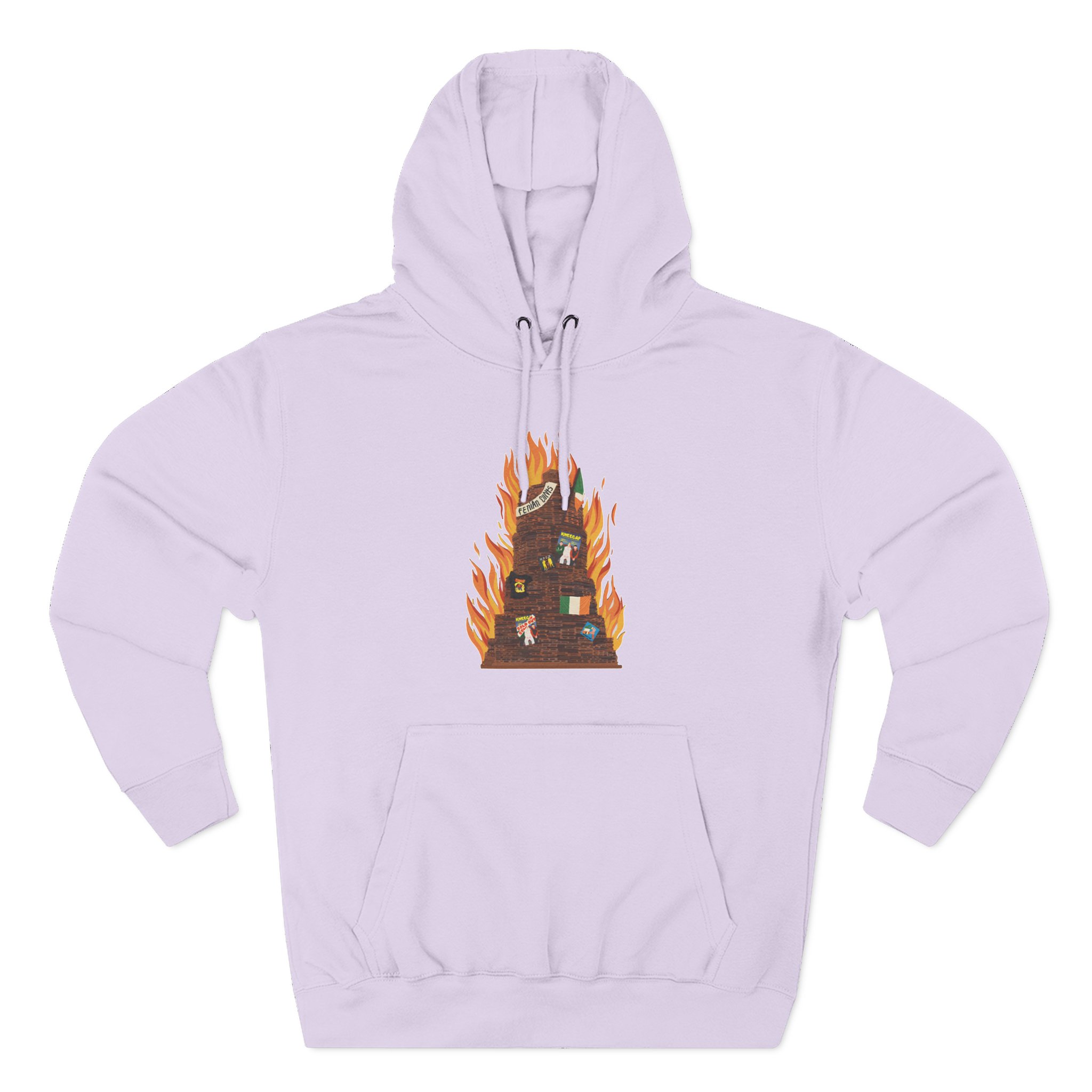 Kneecap Three-Panel Fleece Hoodie