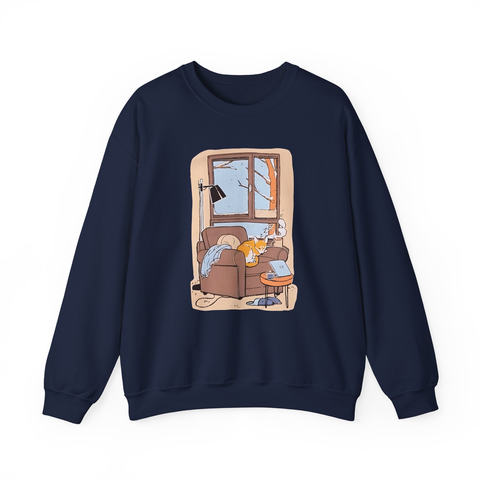 Dan and Phil Cozy Browsing Unisex Heavy Blendâ„¢ Crewneck Sweatshirt