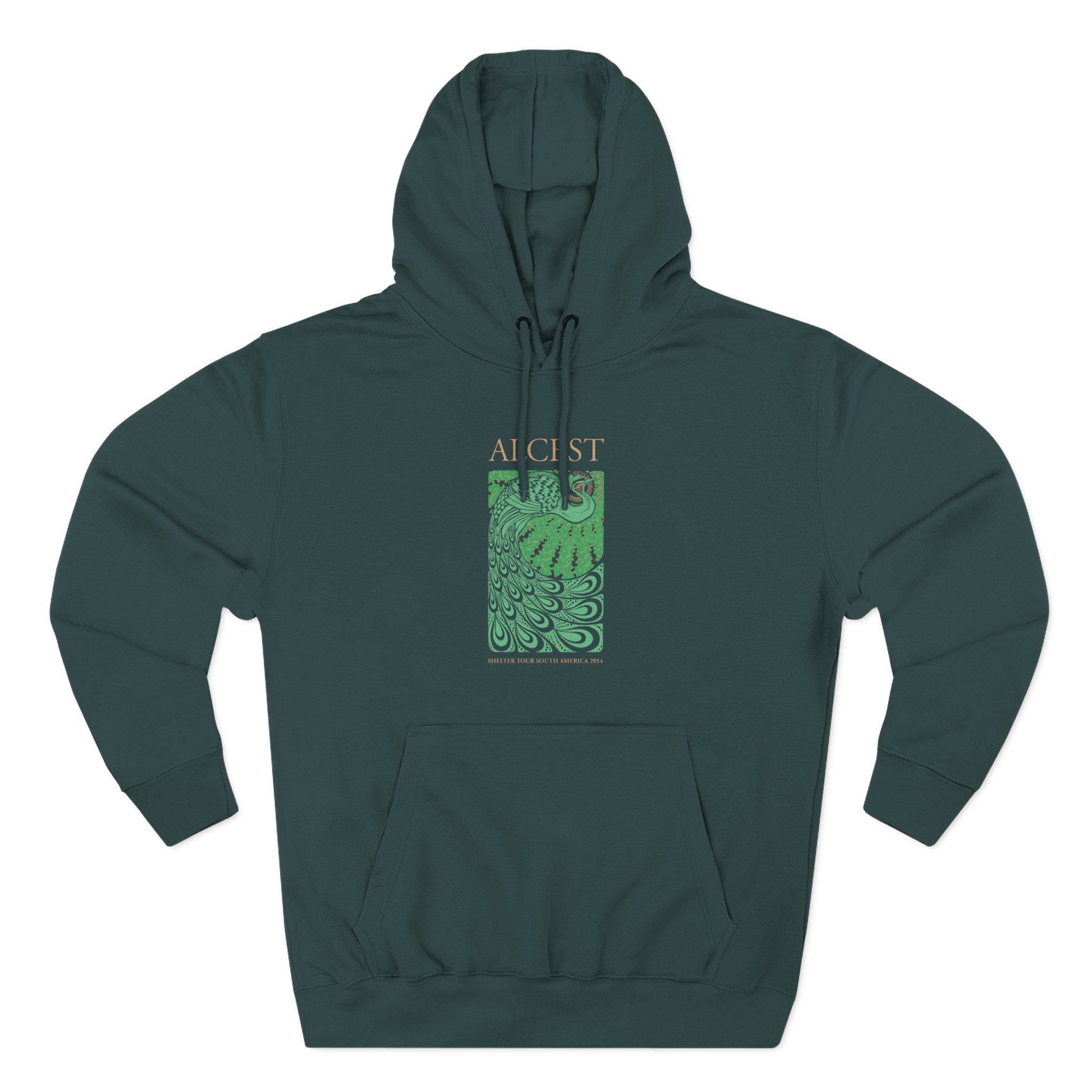 Alcest Shelter Tour South America 2014 Three-Panel Fleece Hoodie