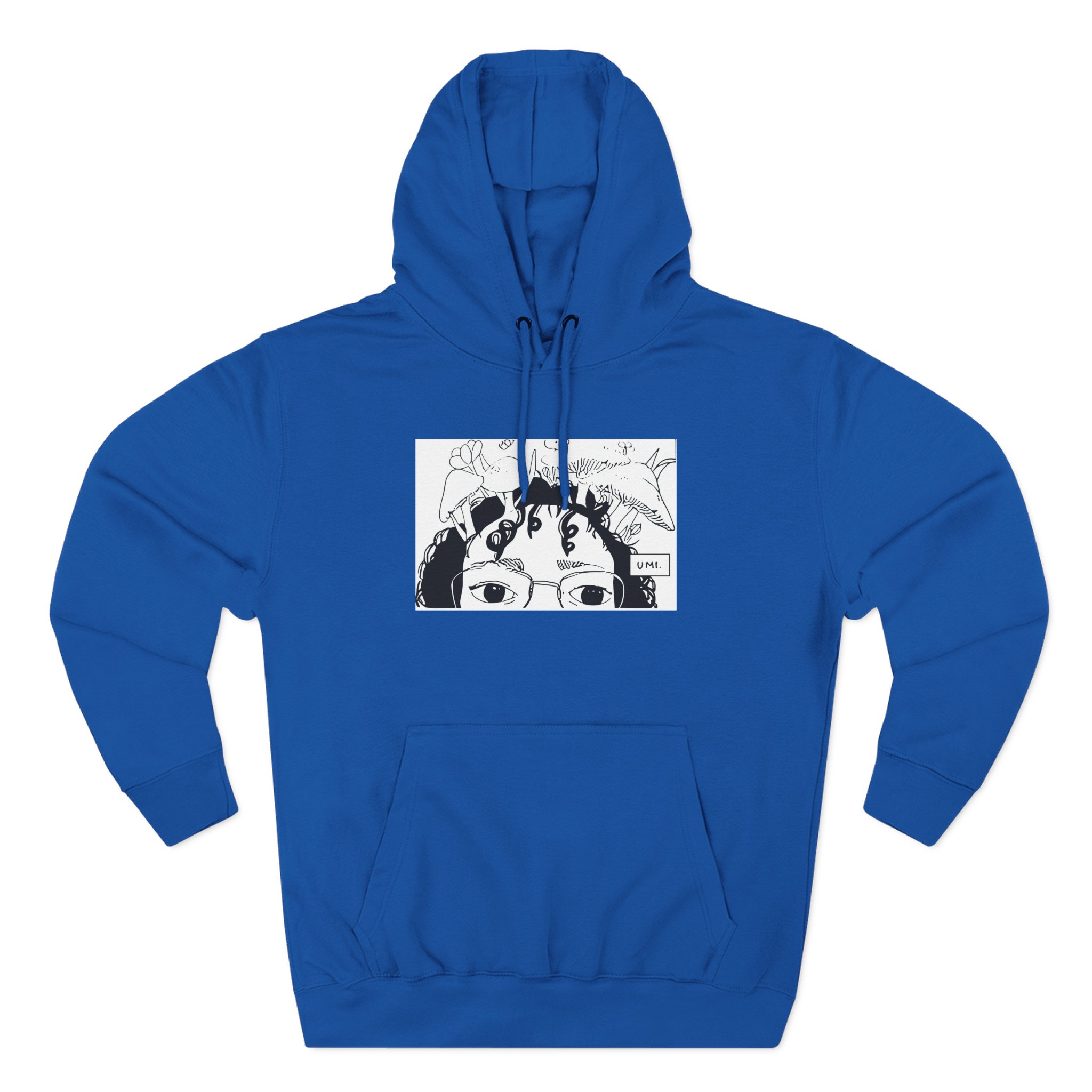 Umi Drawing Three-Panel Fleece Hoodie