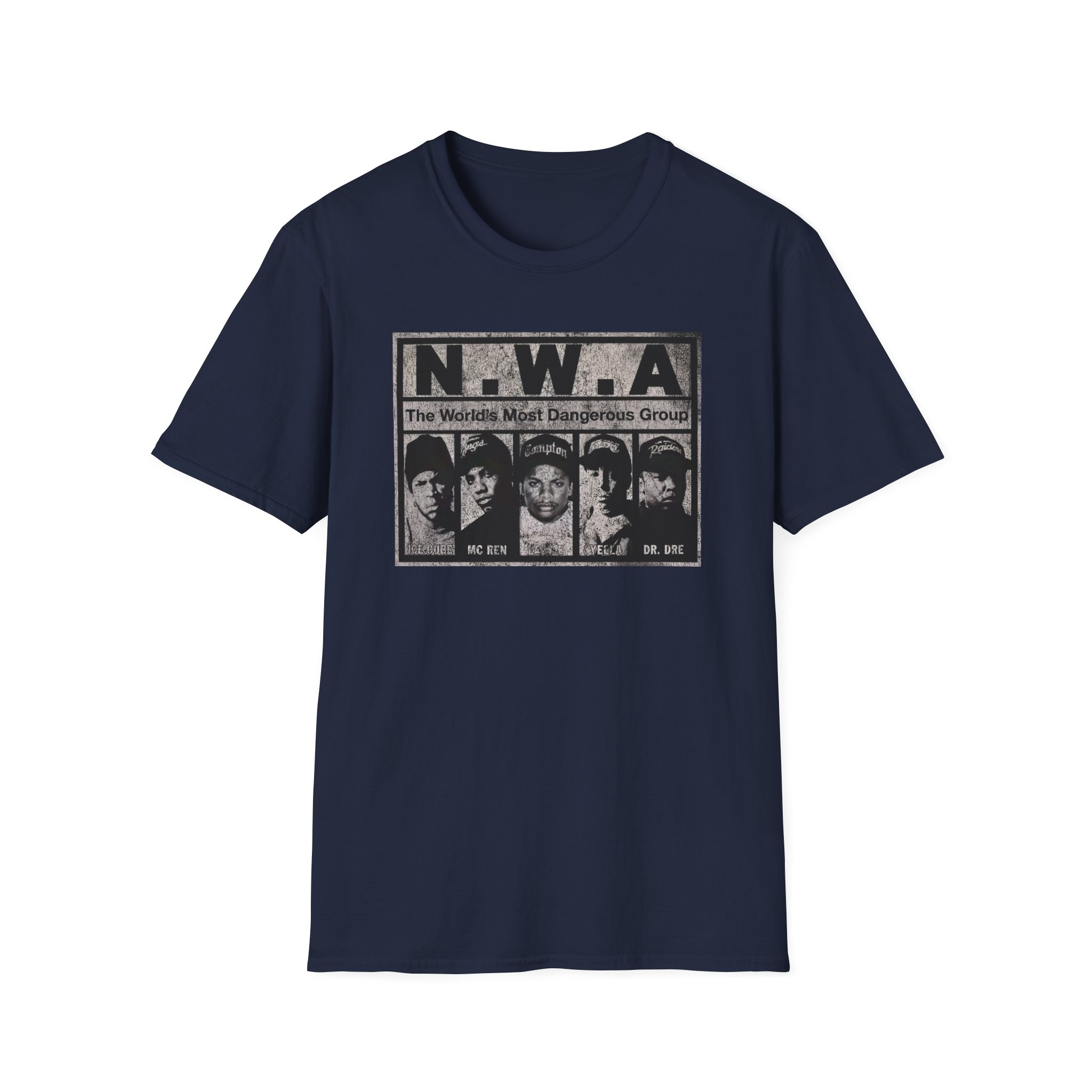 NWA The World's Most Dangerous Group Unisex Softstyle T-Shirt