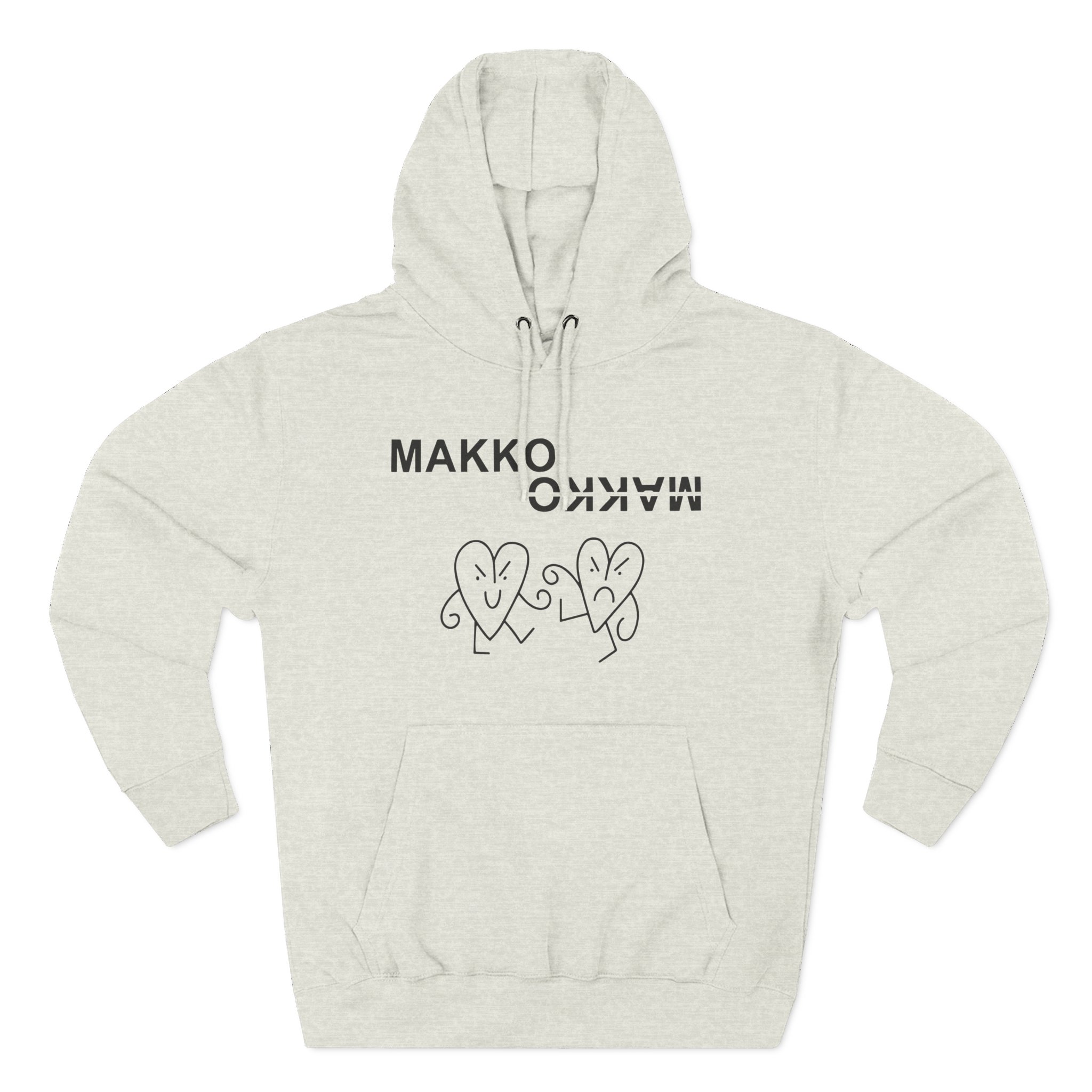 Makko Three-Panel Fleece Hoodie