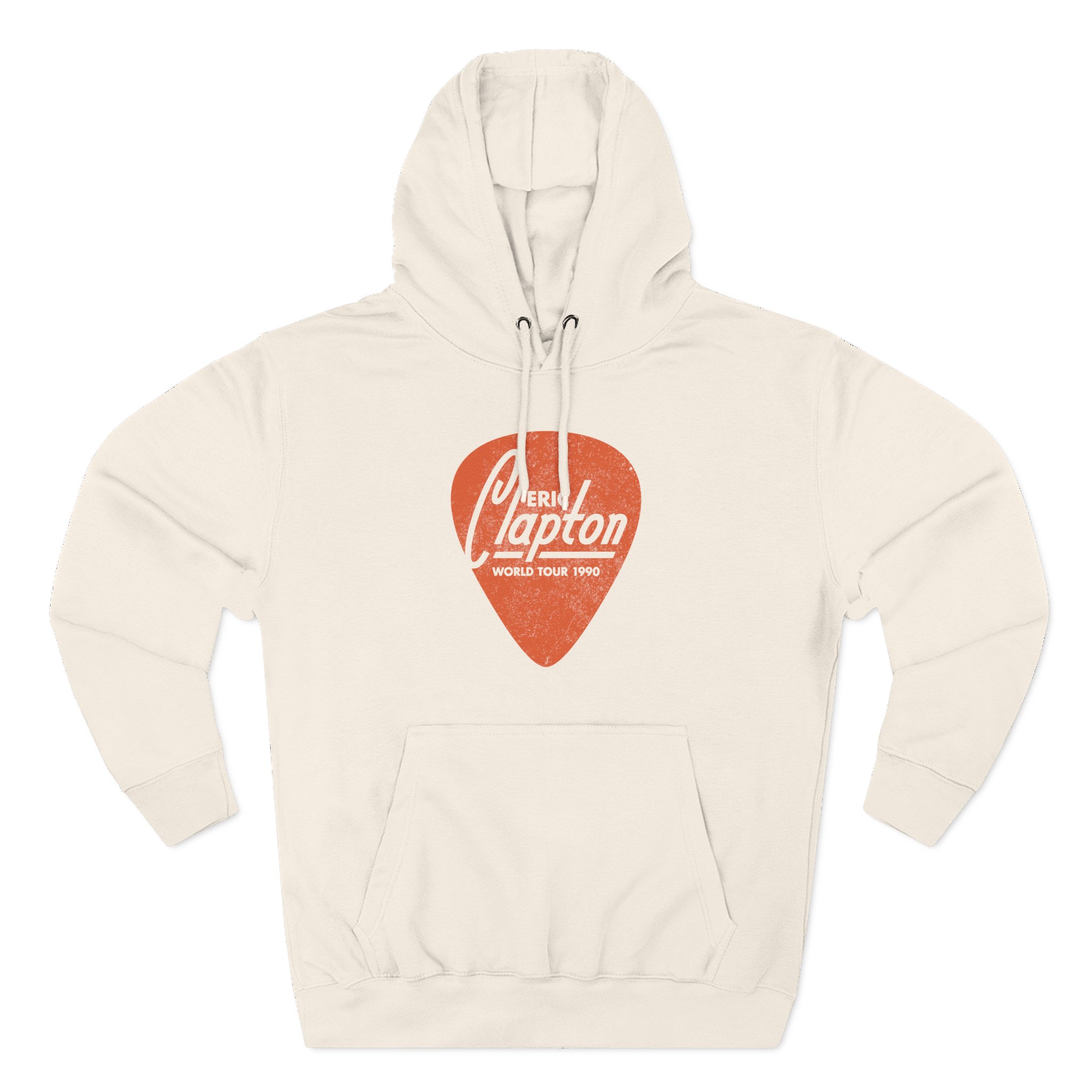 Eric Clapton Guitar Pick Three-Panel Fleece Hoodie