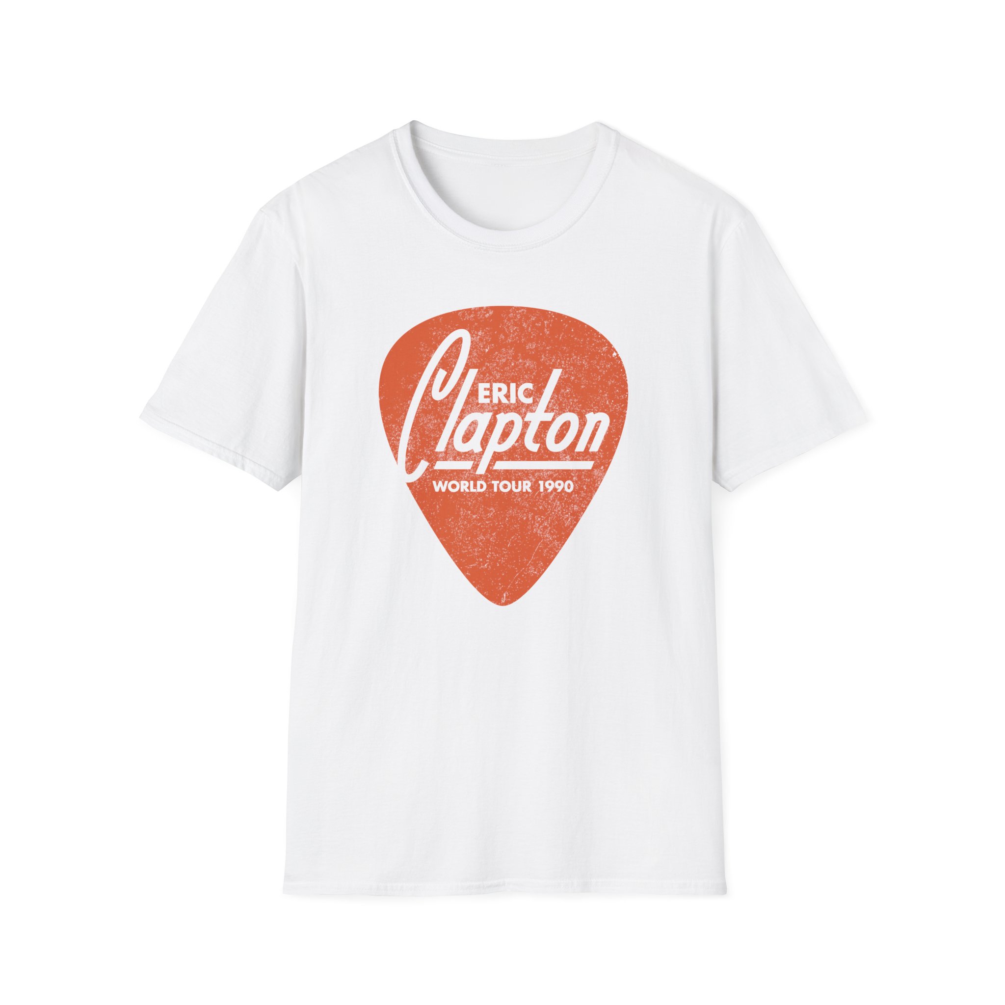Eric Clapton Guitar Pick Unisex Softstyle T-Shirt
