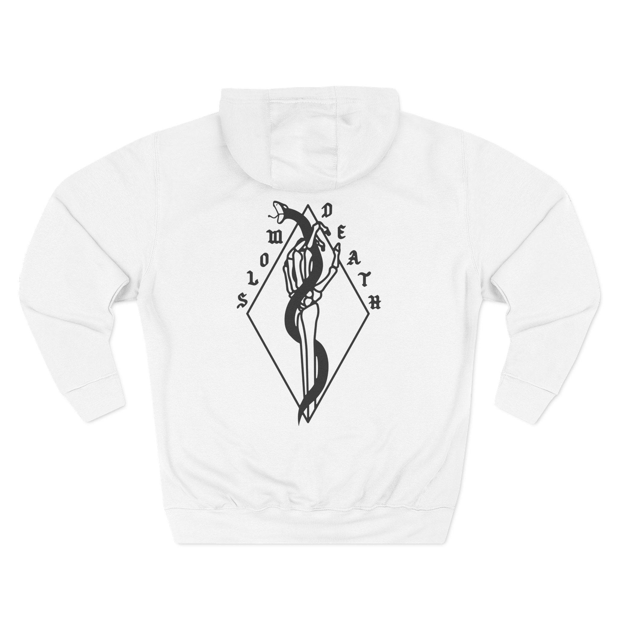 Trapped Under Ice Snake Death Three-Panel Fleece Hoodie