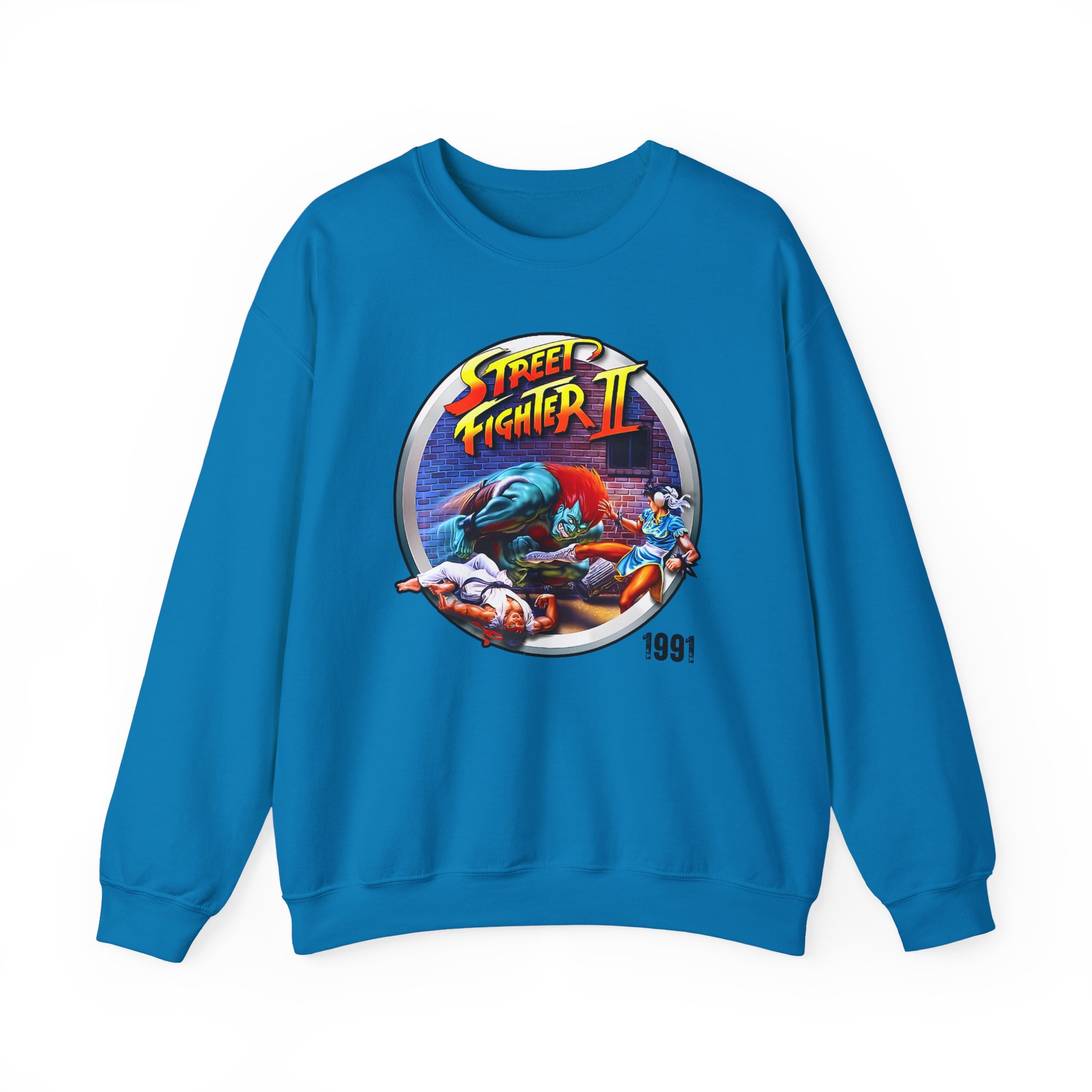 Ishowspeed Street Fighter Unisex Heavy Blendâ„¢ Crewneck Sweatshirt