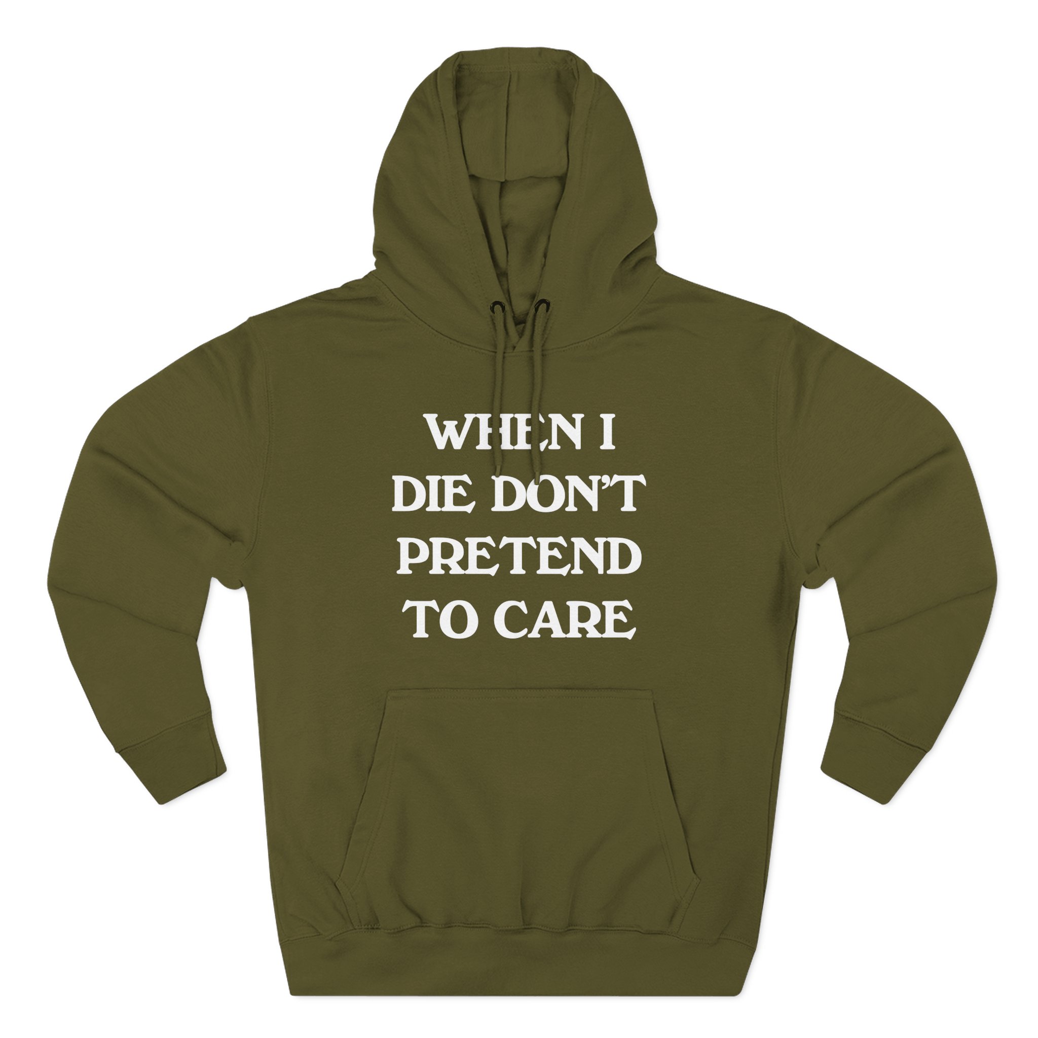 Tierra Whack When I Die Don't Pretend to Care Three-Panel Fleece Hoodie