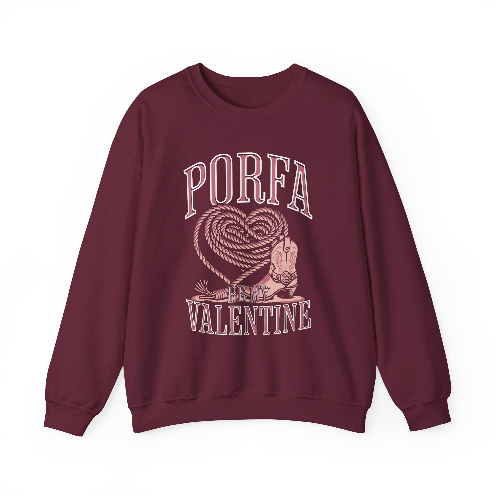 Porfa Be My Valentine Unisex Heavy Blendâ„¢ Crewneck Sweatshirt