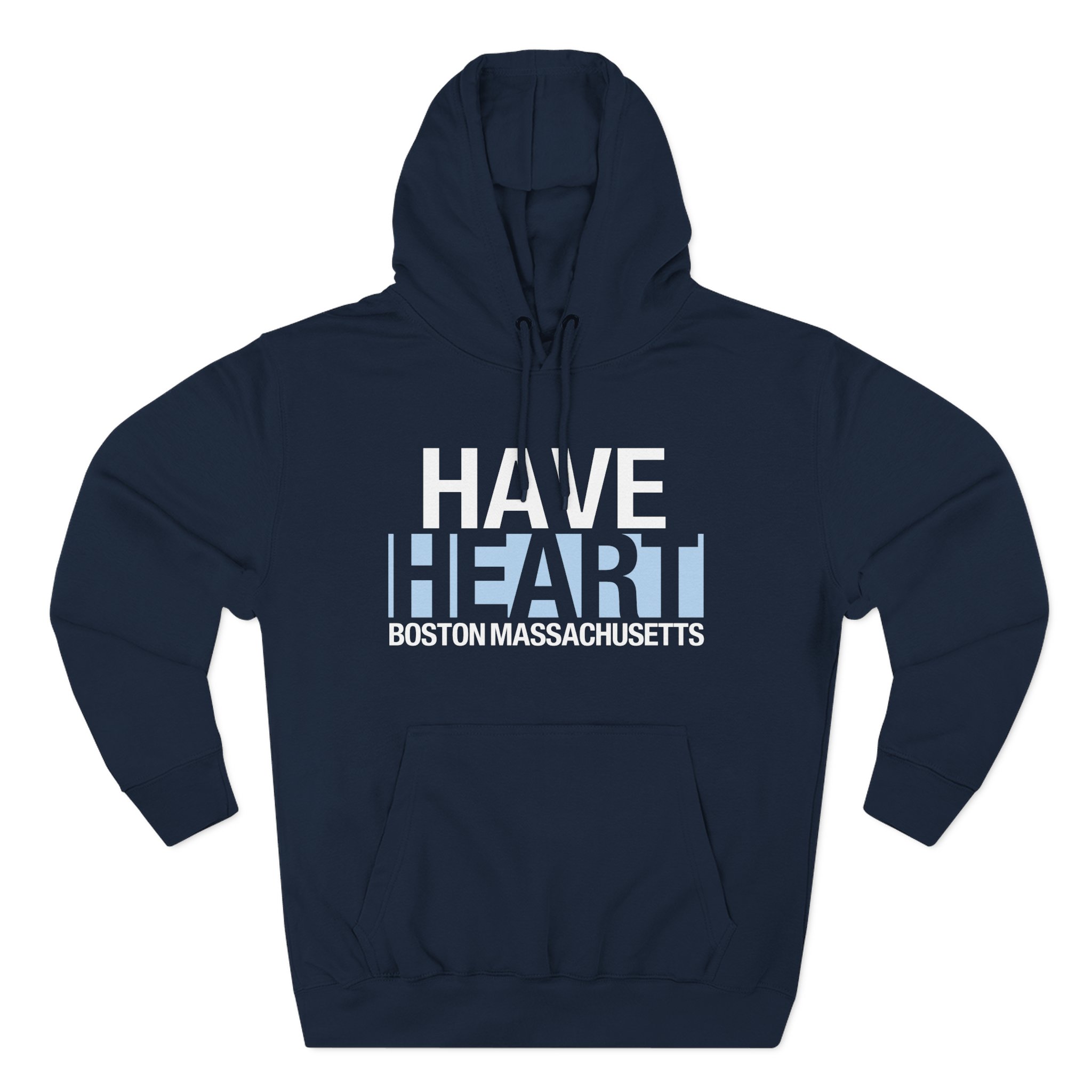 Have Heart Boston Massachusetts Three-Panel Fleece Hoodie