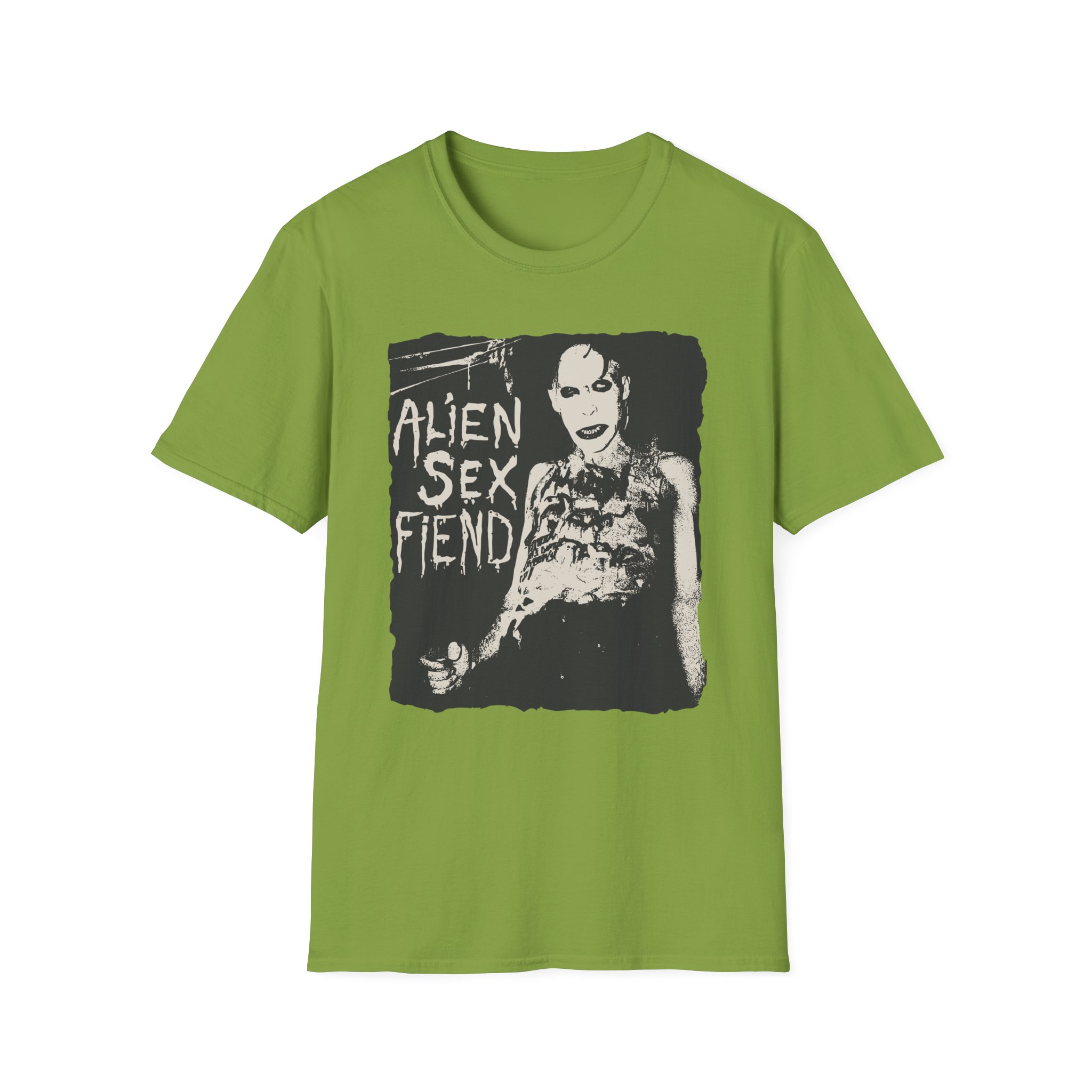 Alien Sex Fiend Nik Fiend Unisex Softstyle T-Shirt