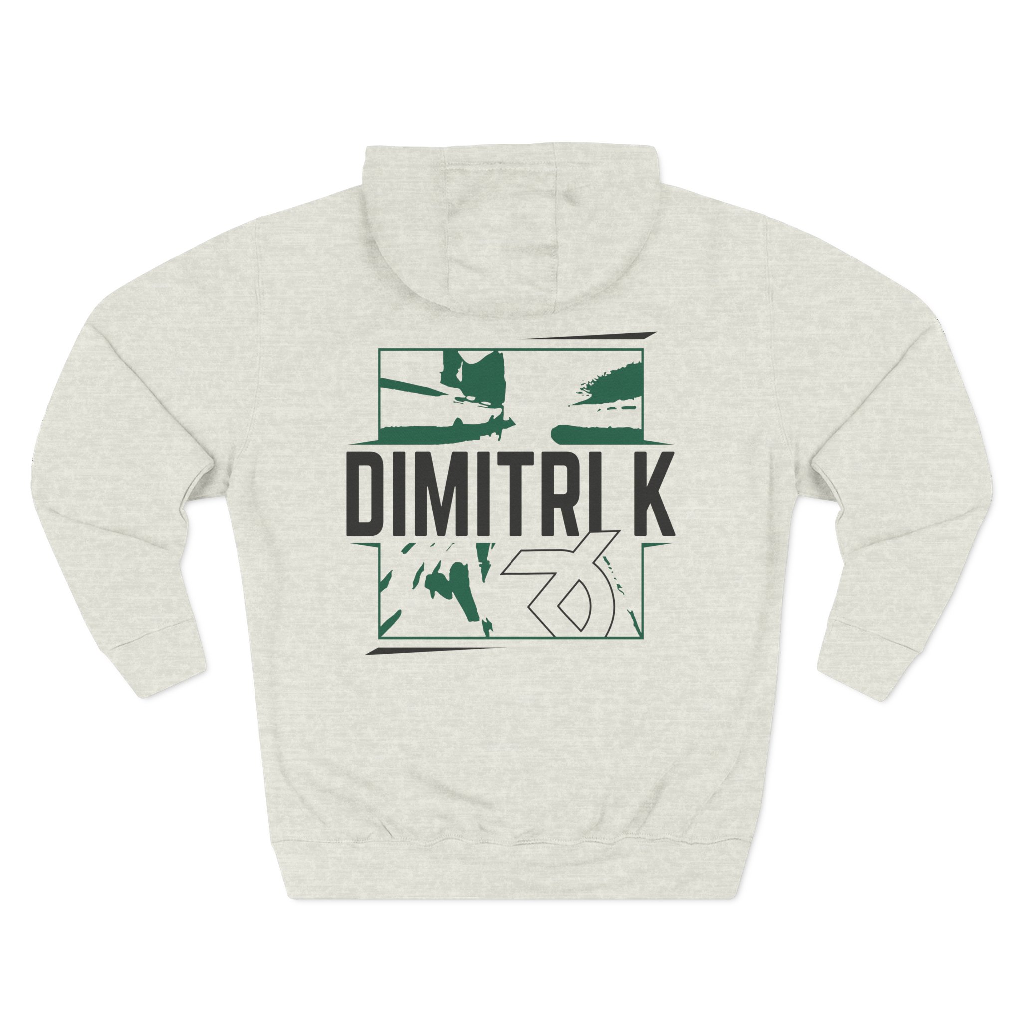 Dimitri K Three-Panel Fleece Hoodie