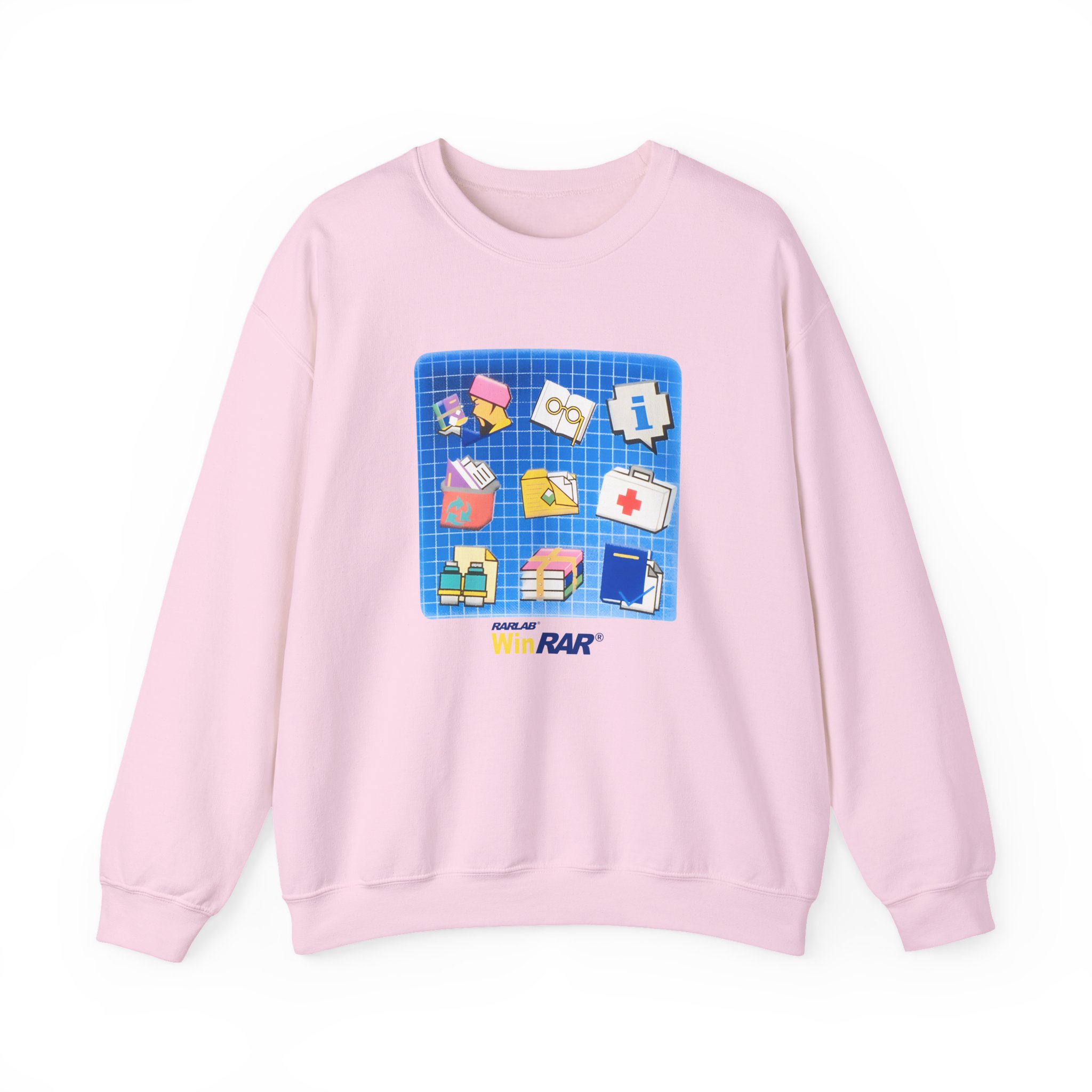 Winrar Software Update Unisex Heavy Blendâ„¢ Crewneck Sweatshirt