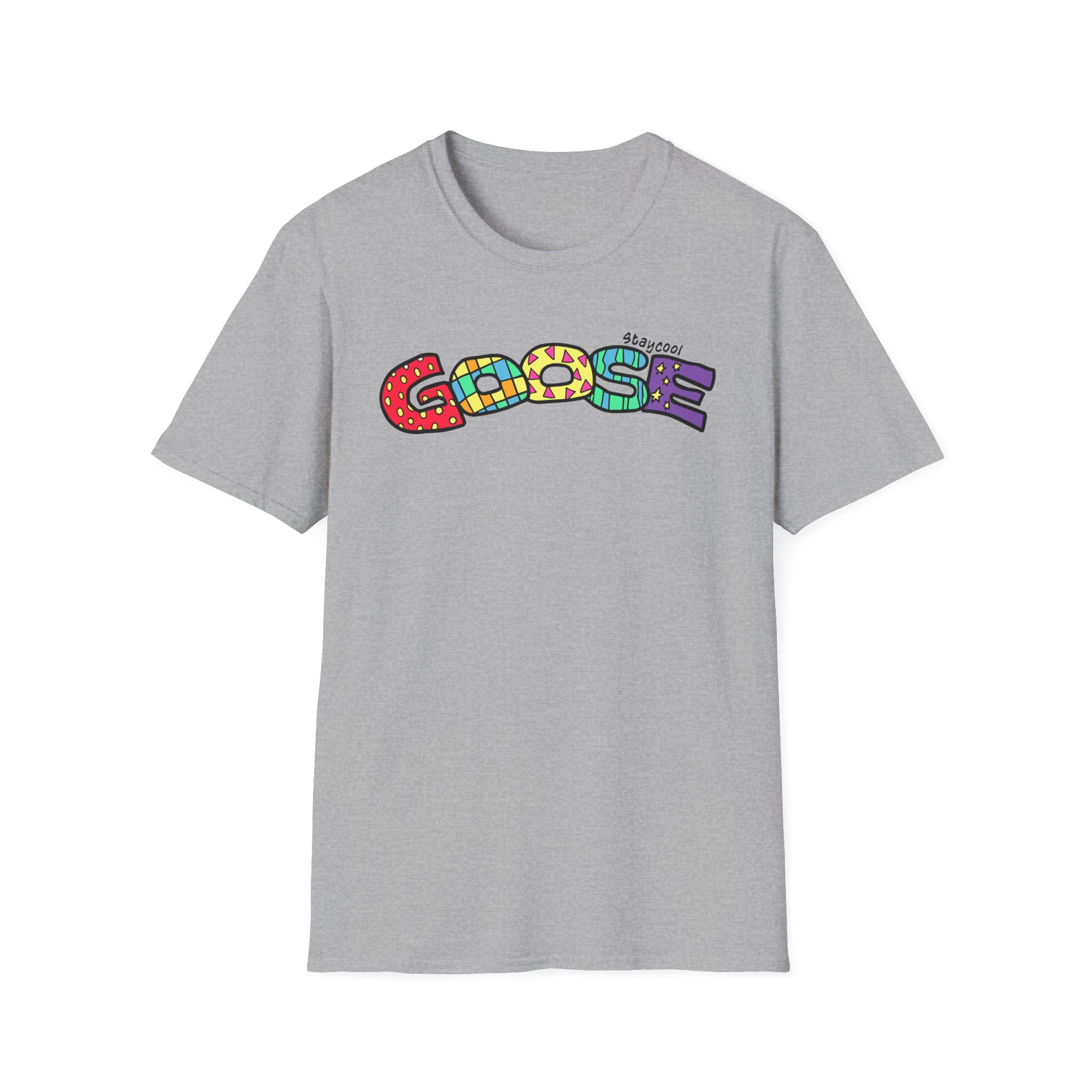 Goose x Staycool Rainbow Unisex Softstyle T-Shirt