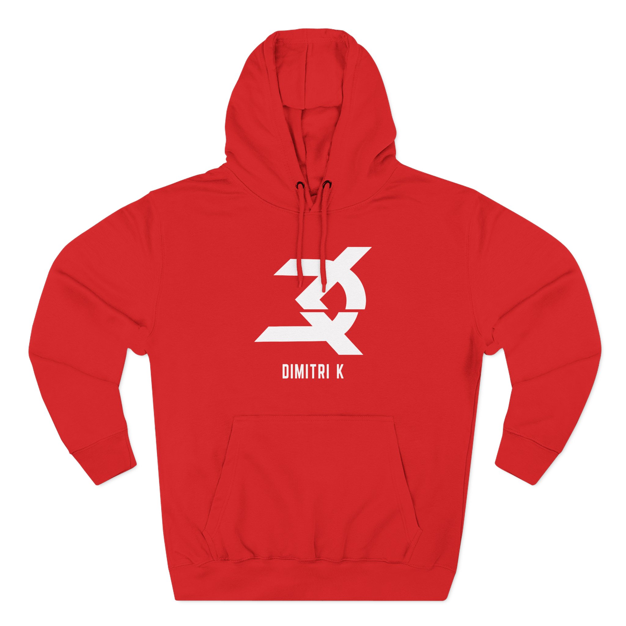 Dimitri K Three-Panel Fleece Hoodie