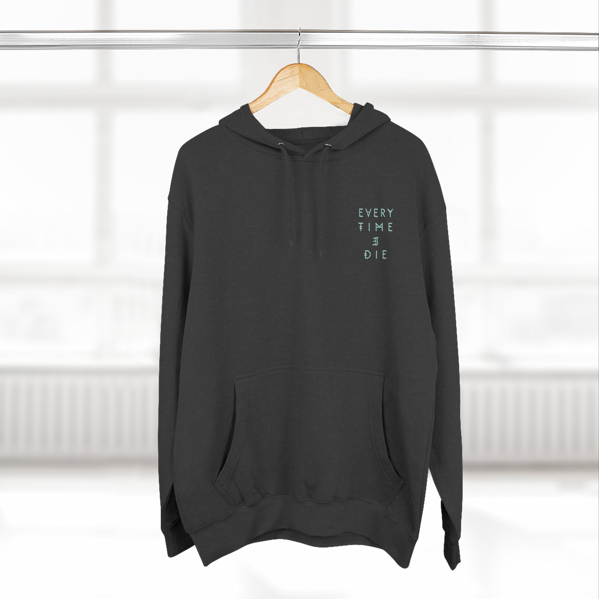 Every Time I Die Fpu Pigment Dyed Three-panel Fleece Hoodie